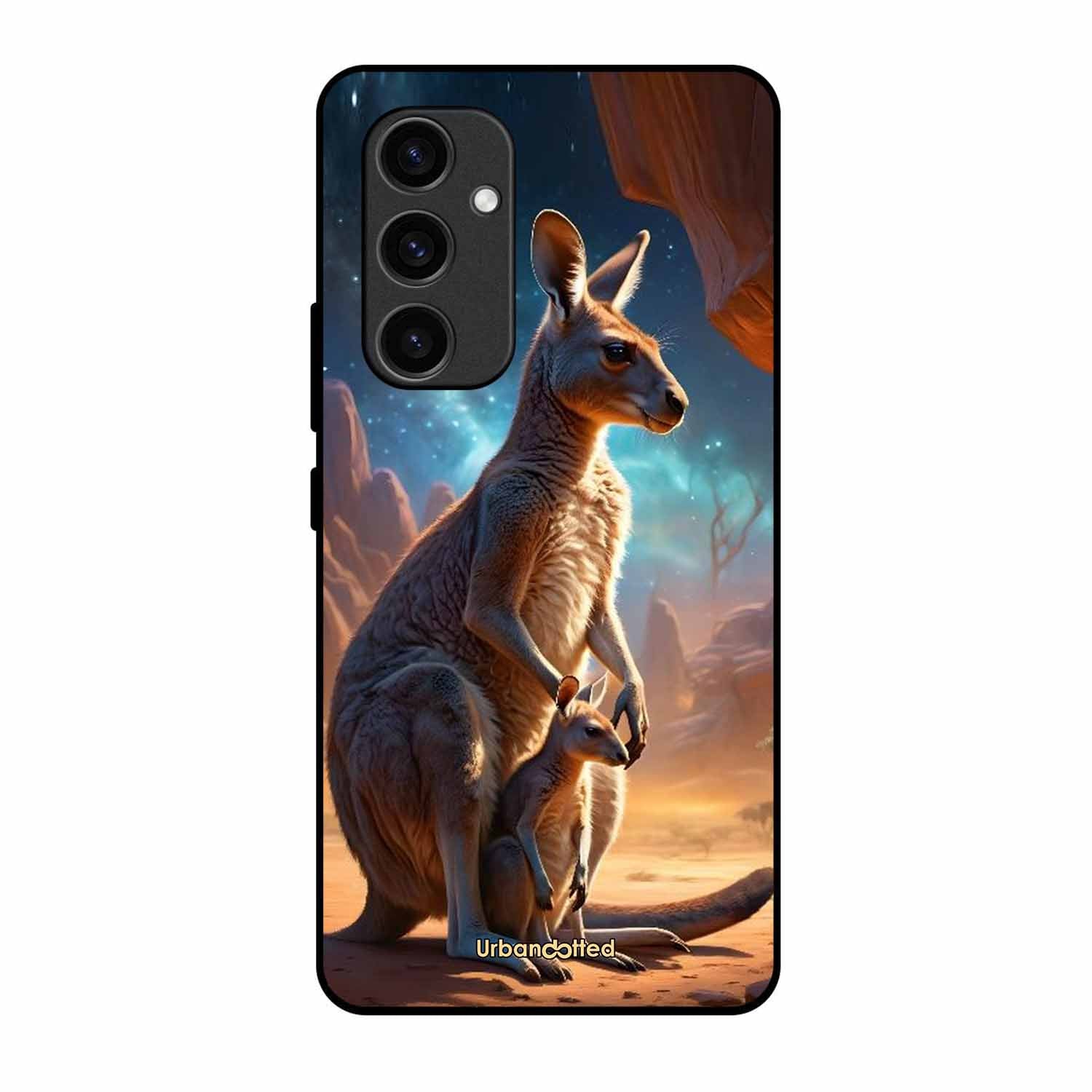 Kangaroo Mother Love Glass Case For Samsung S24 Plus