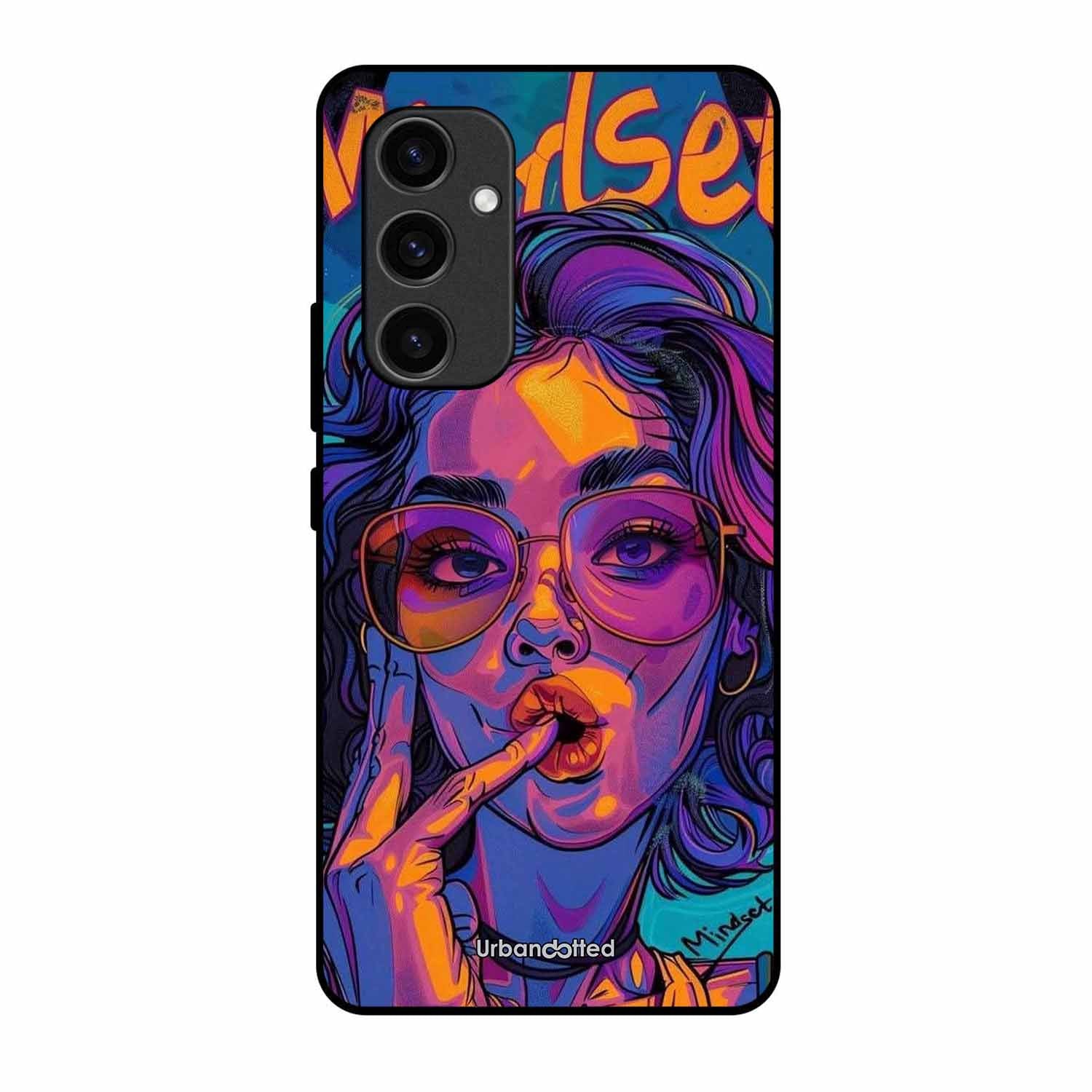 Vibrant Pop Art Girl Glass Case For Samsung S24 FE