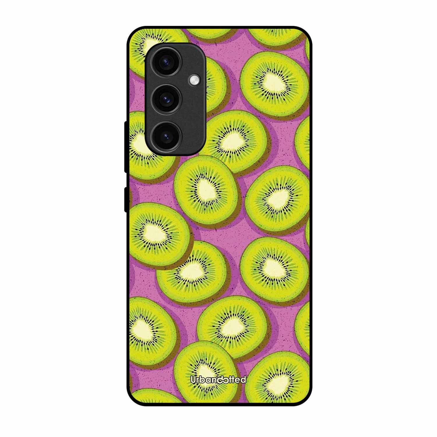 Refreshing Kiwi Glass Case For Samsung S24 5G