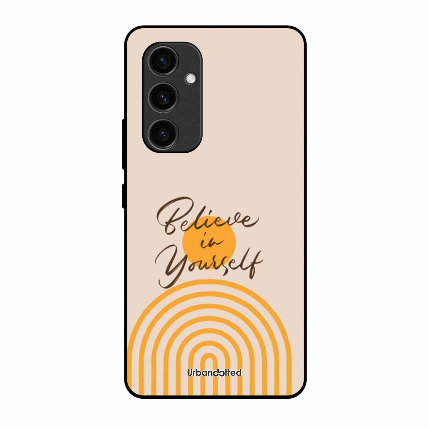 Believe In Yourself Rainbow Glass Case For Samsung S24 FE