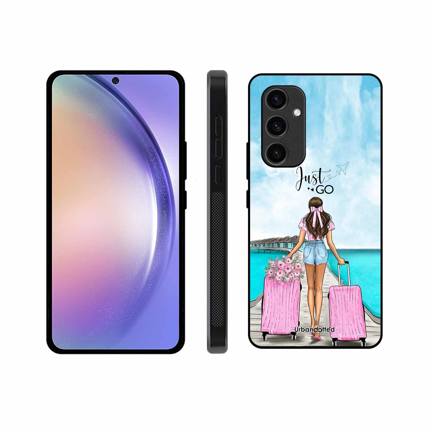 Just Go Travel Glass Case For Samsung S24 Plus