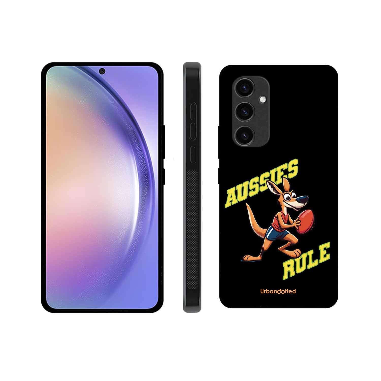Aussies Rule Football Glass Case For Samsung S24 Plus