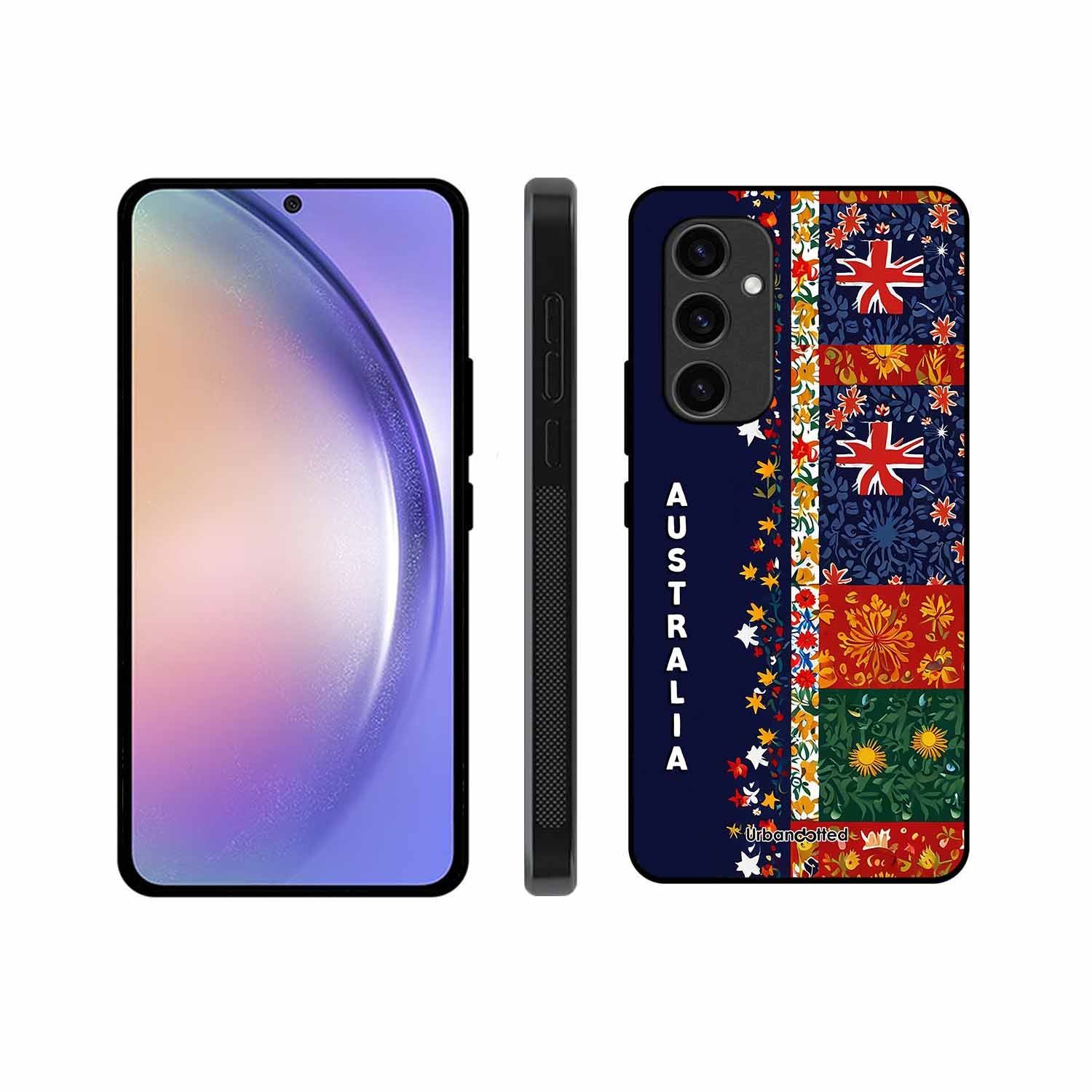 Australian National Pride Glass Case For Samsung S24 Plus
