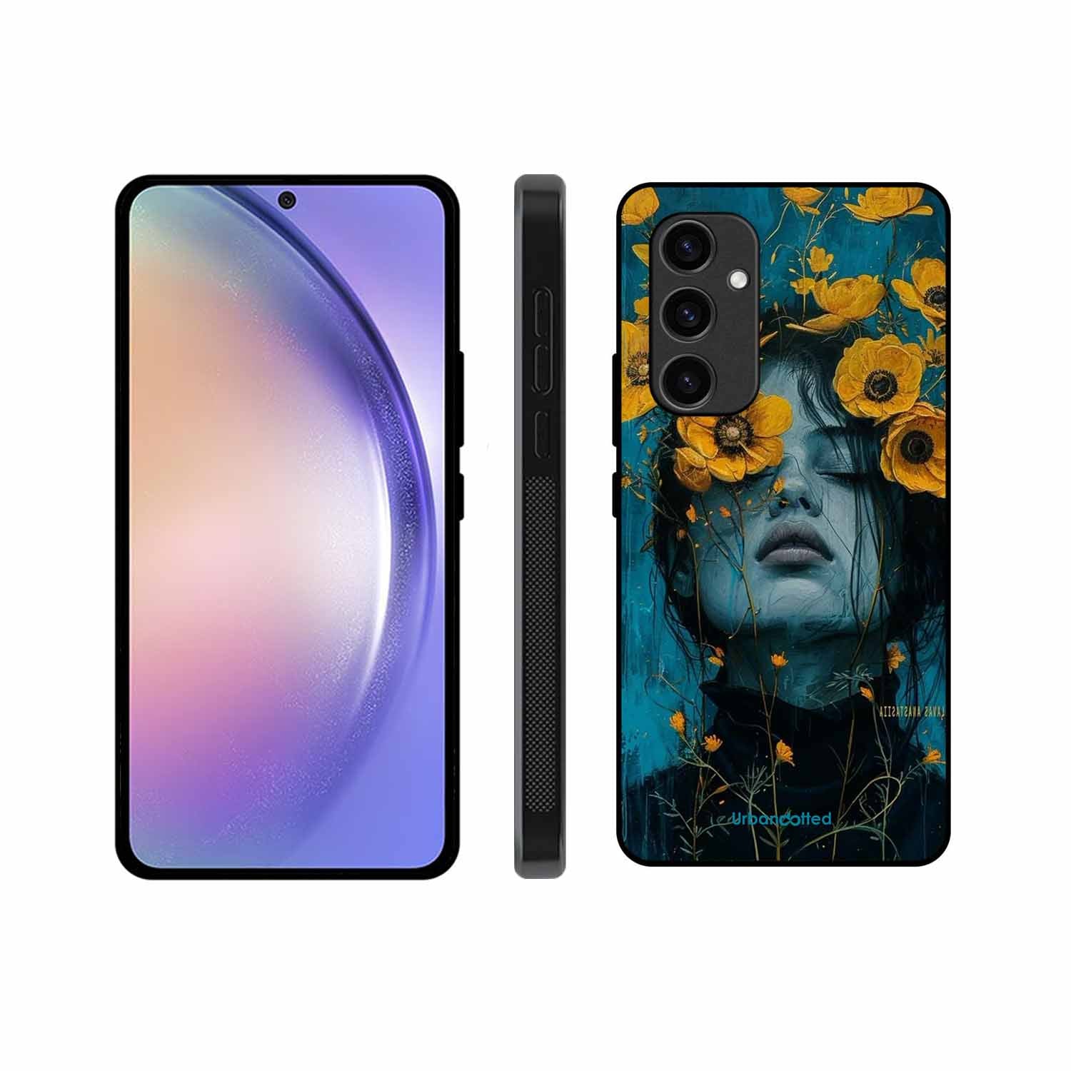 Wildflower Spirit Glass Case For Samsung S24 Plus