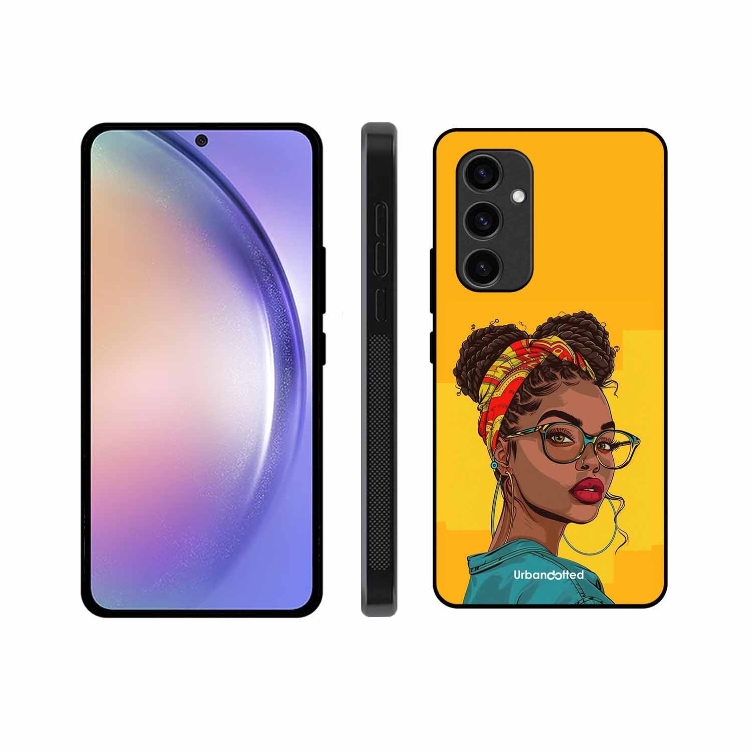 Headscarf Beauty Glass Case For Samsung S24 Plus