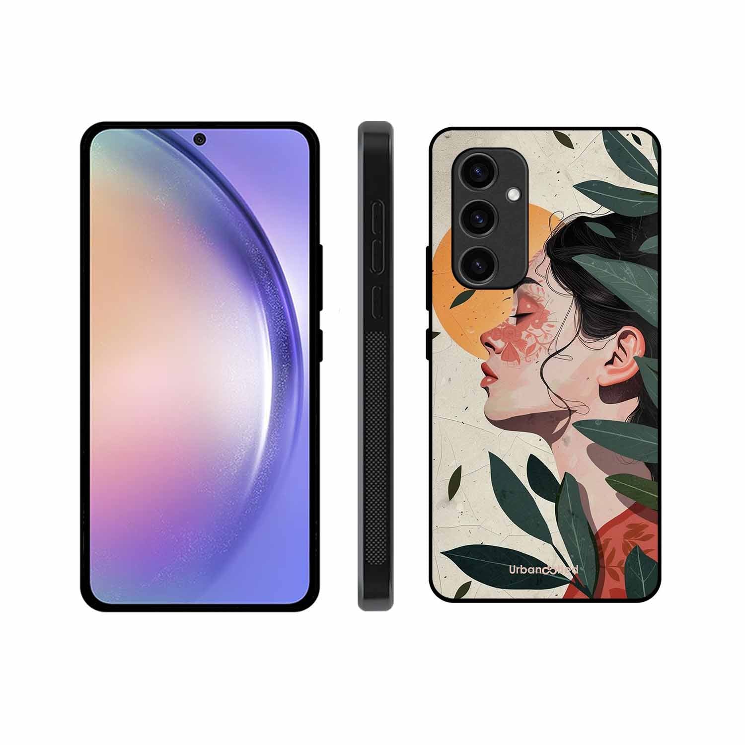 Nature's Embrace Glass Case For Samsung S24 Plus