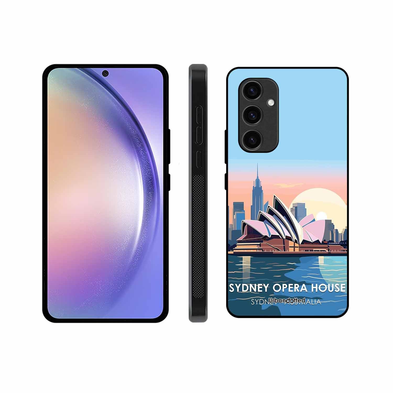 Sydney Opera House Sunrise Glass Case For Samsung S24 Plus