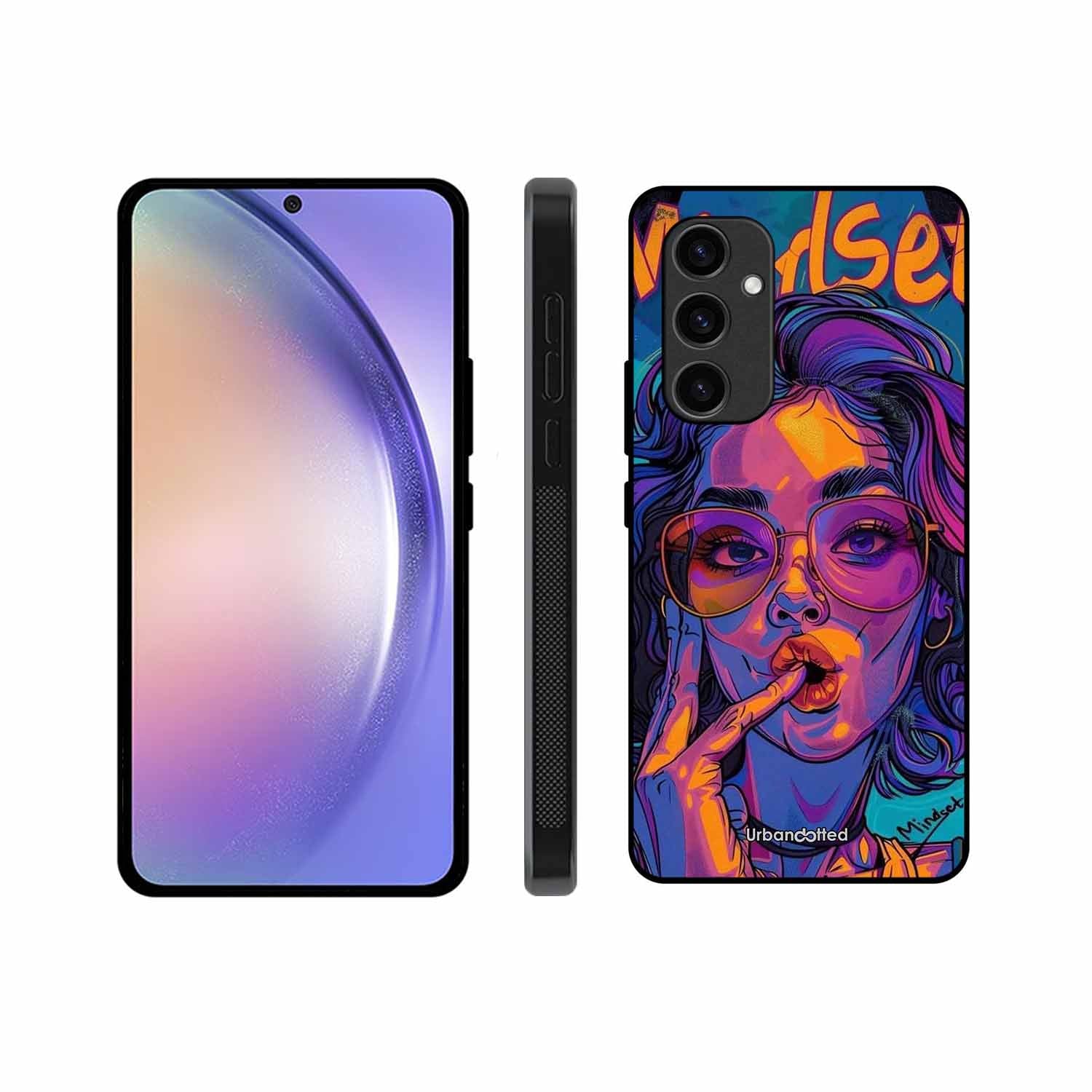 Vibrant Pop Art Girl Glass Case For Samsung S24 FE