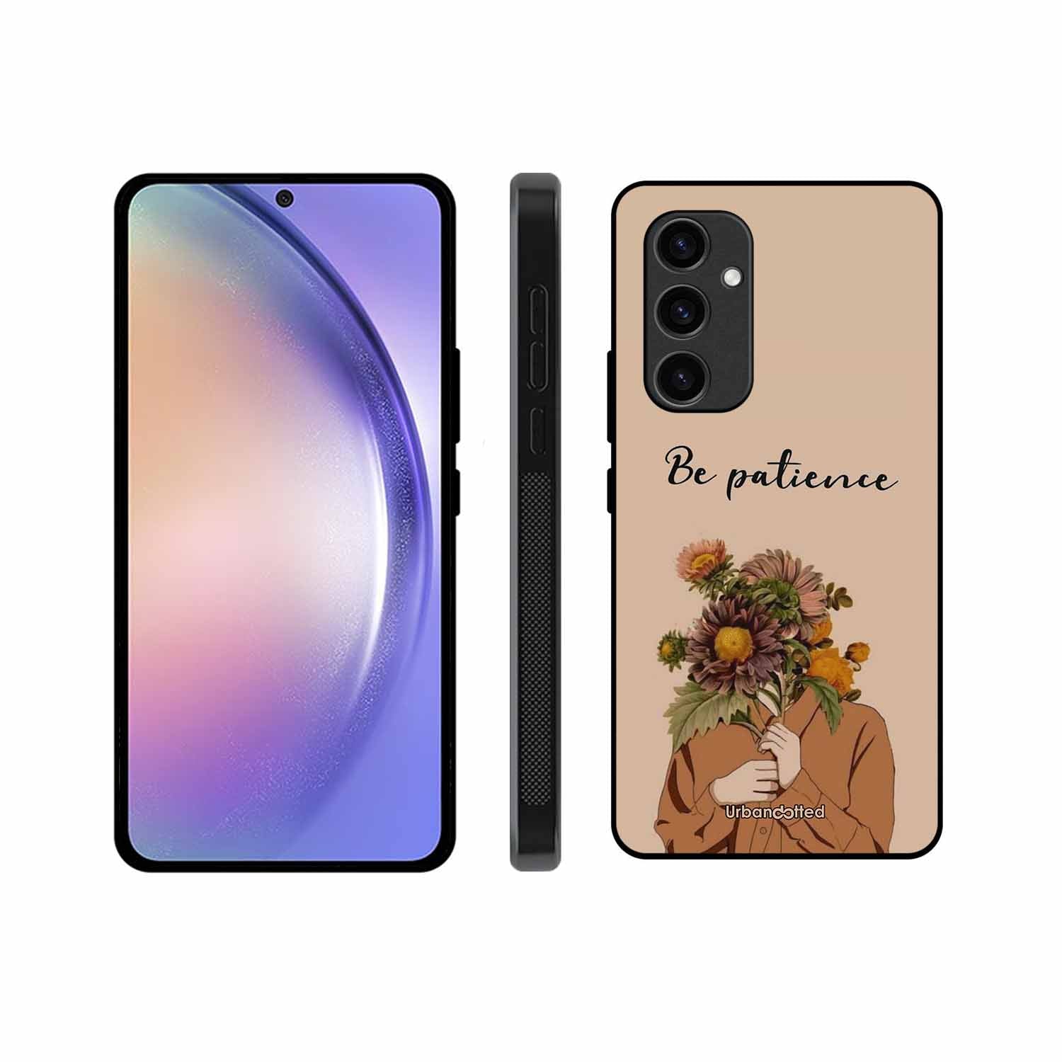 Gentle Bloom Patience Glass Case For Samsung S24 5G
