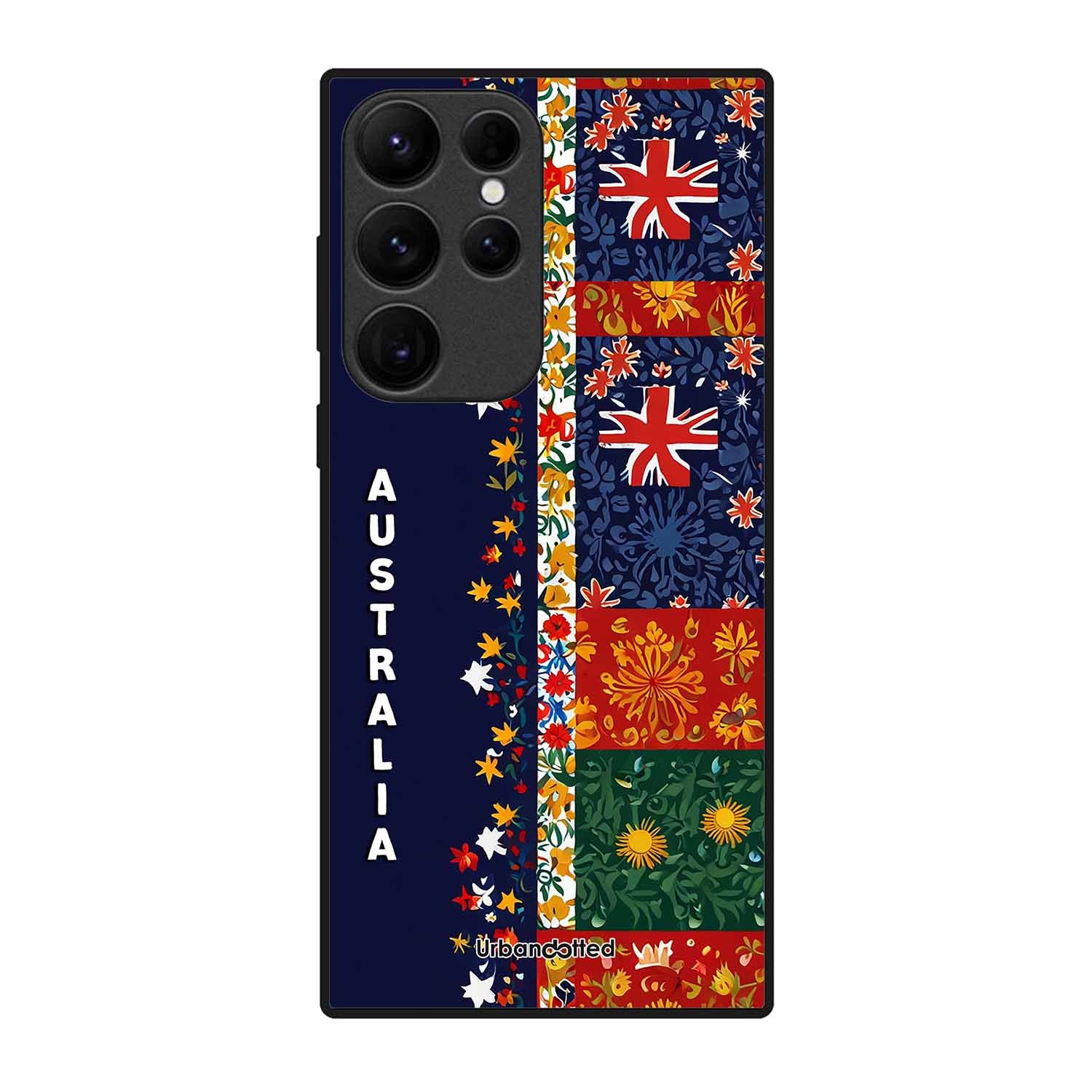 Australian National Pride Glass Case For Samsung S24 Ultra