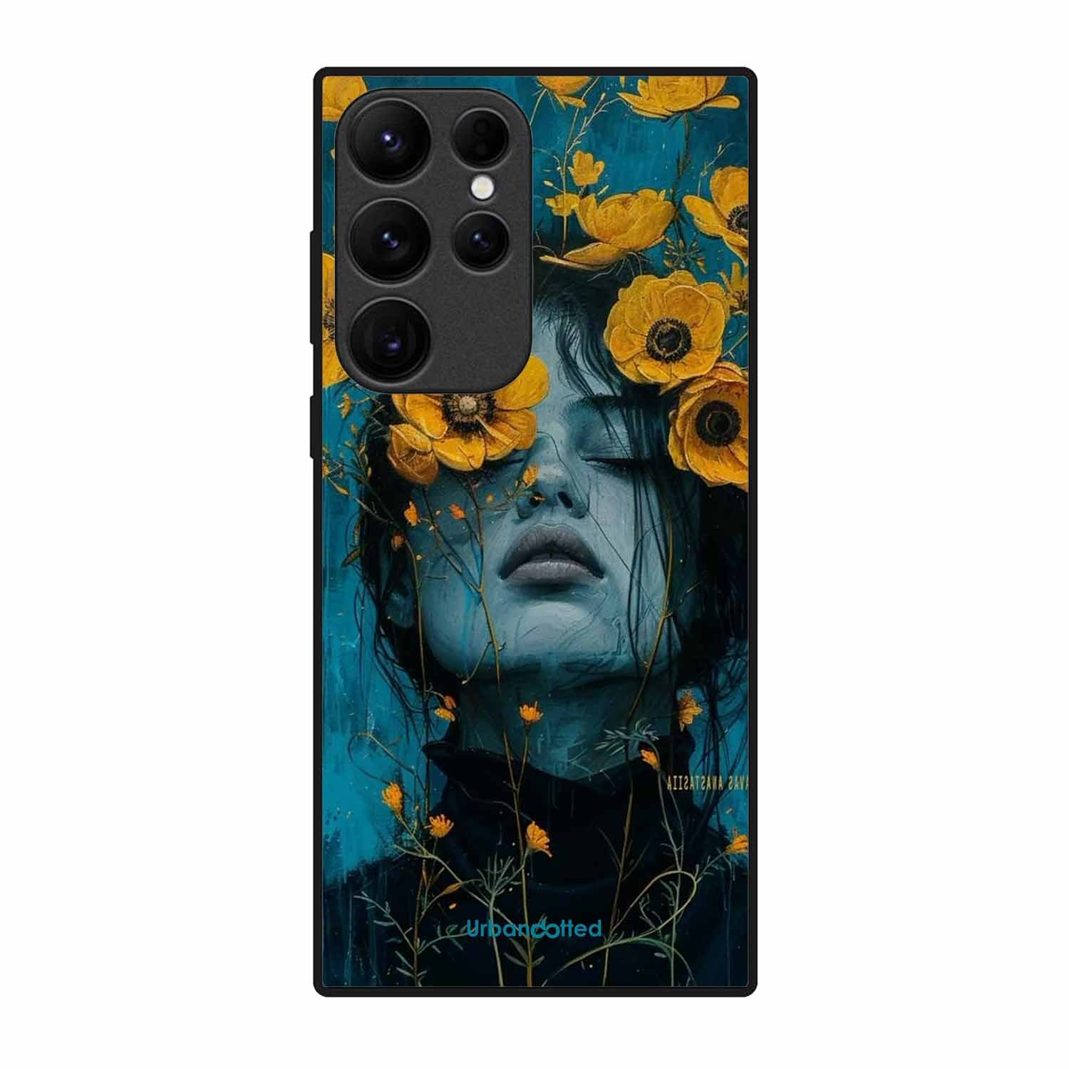 Wildflower Spirit Glass Case For Samsung S23 Ultra 5G