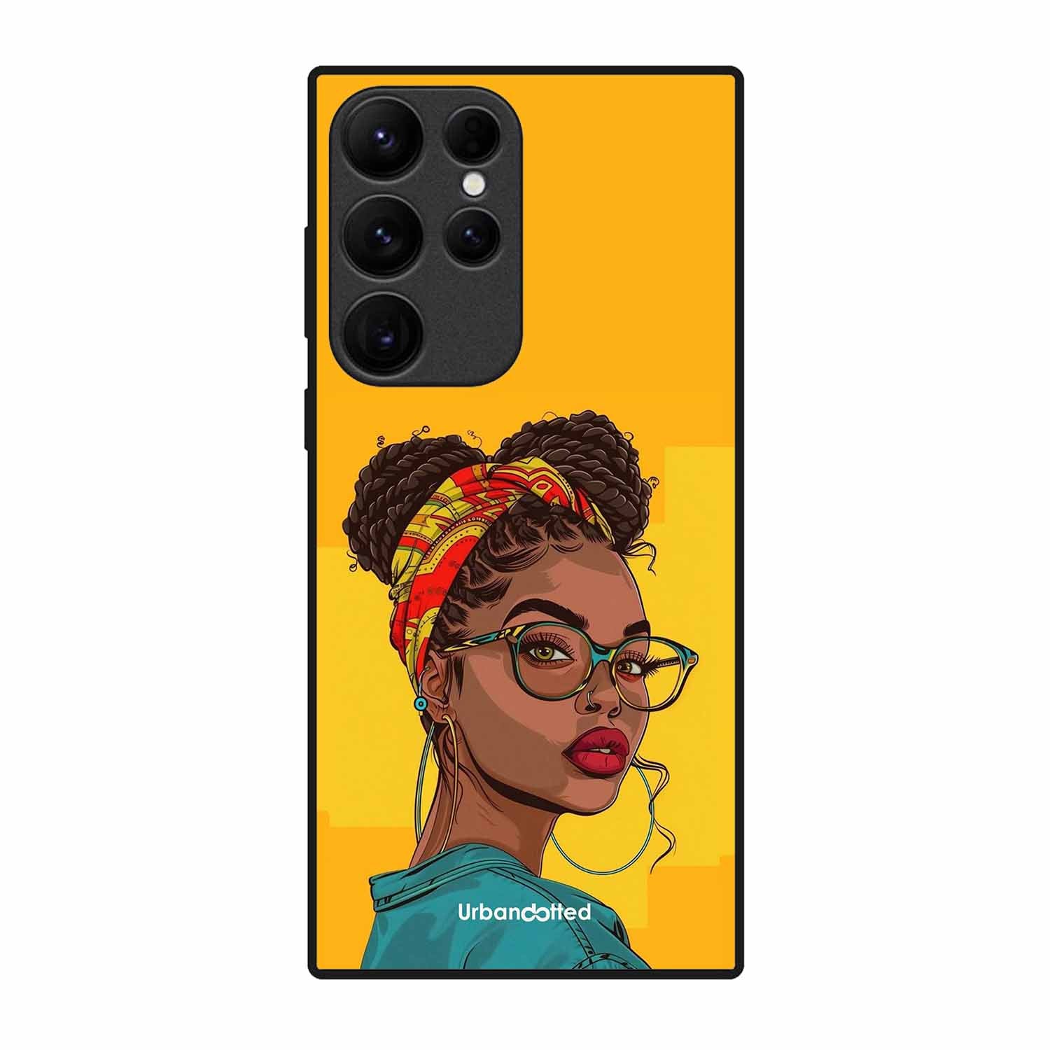 Headscarf Beauty Glass Case For Samsung S25 Ultra