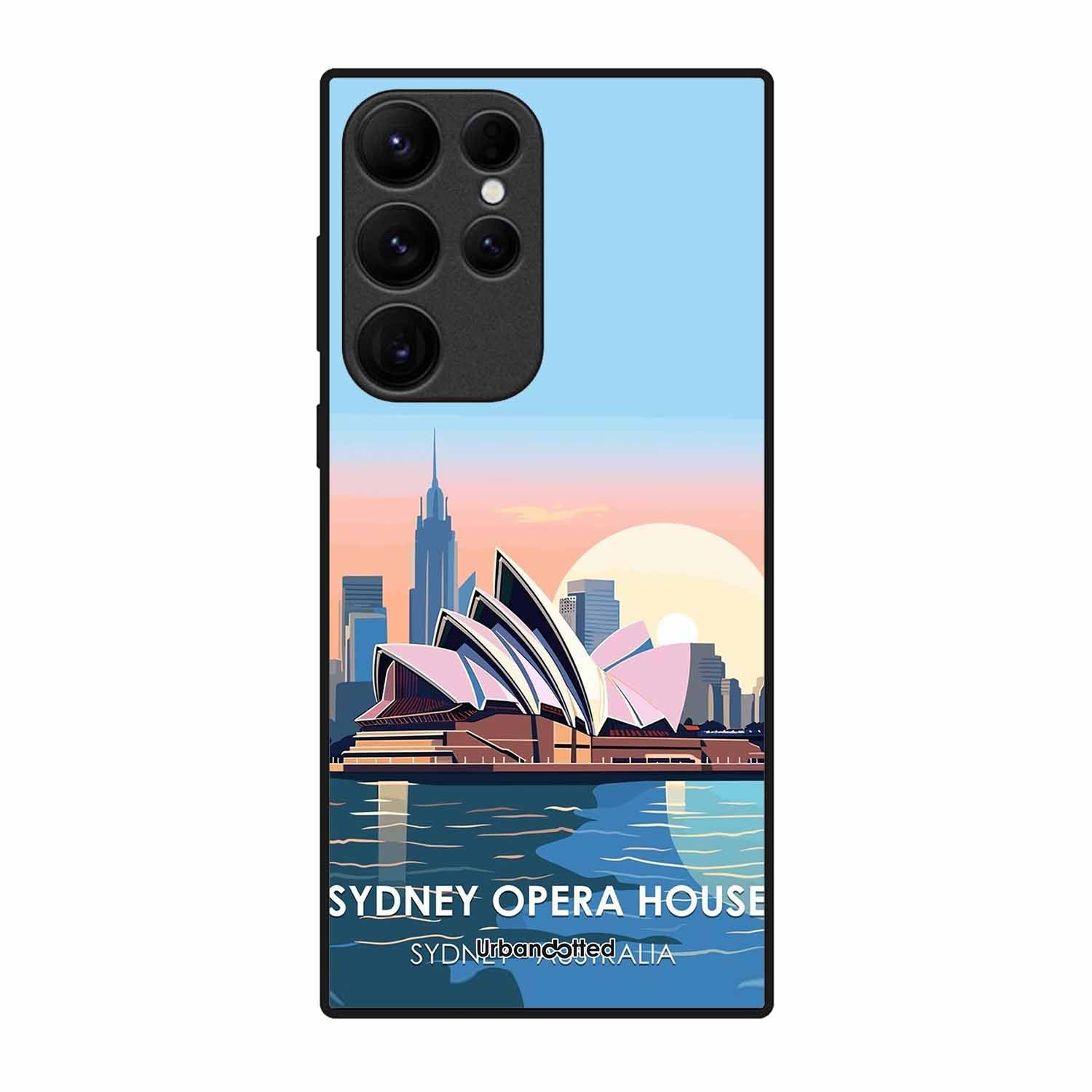 Sydney Opera House Sunrise Glass Case For Samsung S25 Ultra