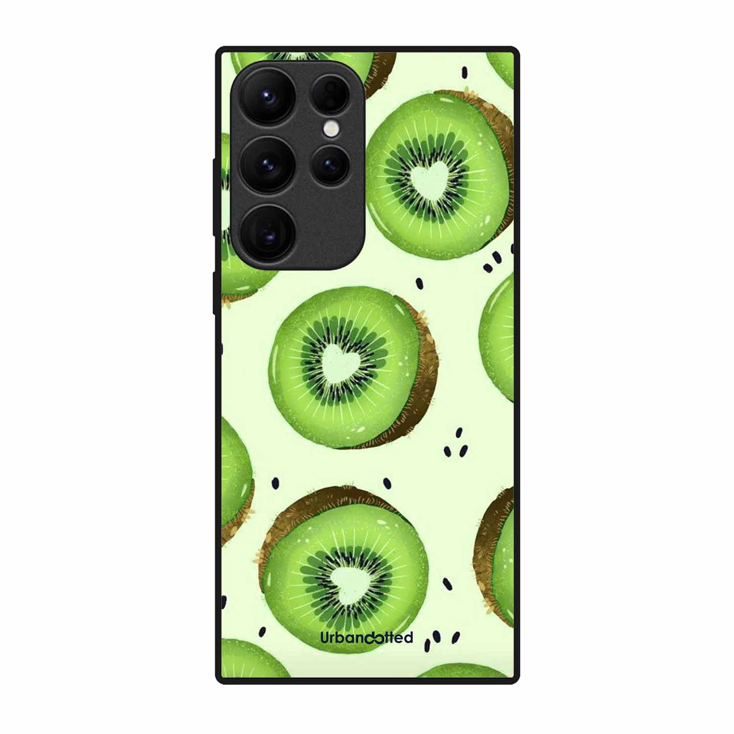 Tropical Kiwi Fruit Glass Case For Samsung S25 Ultra