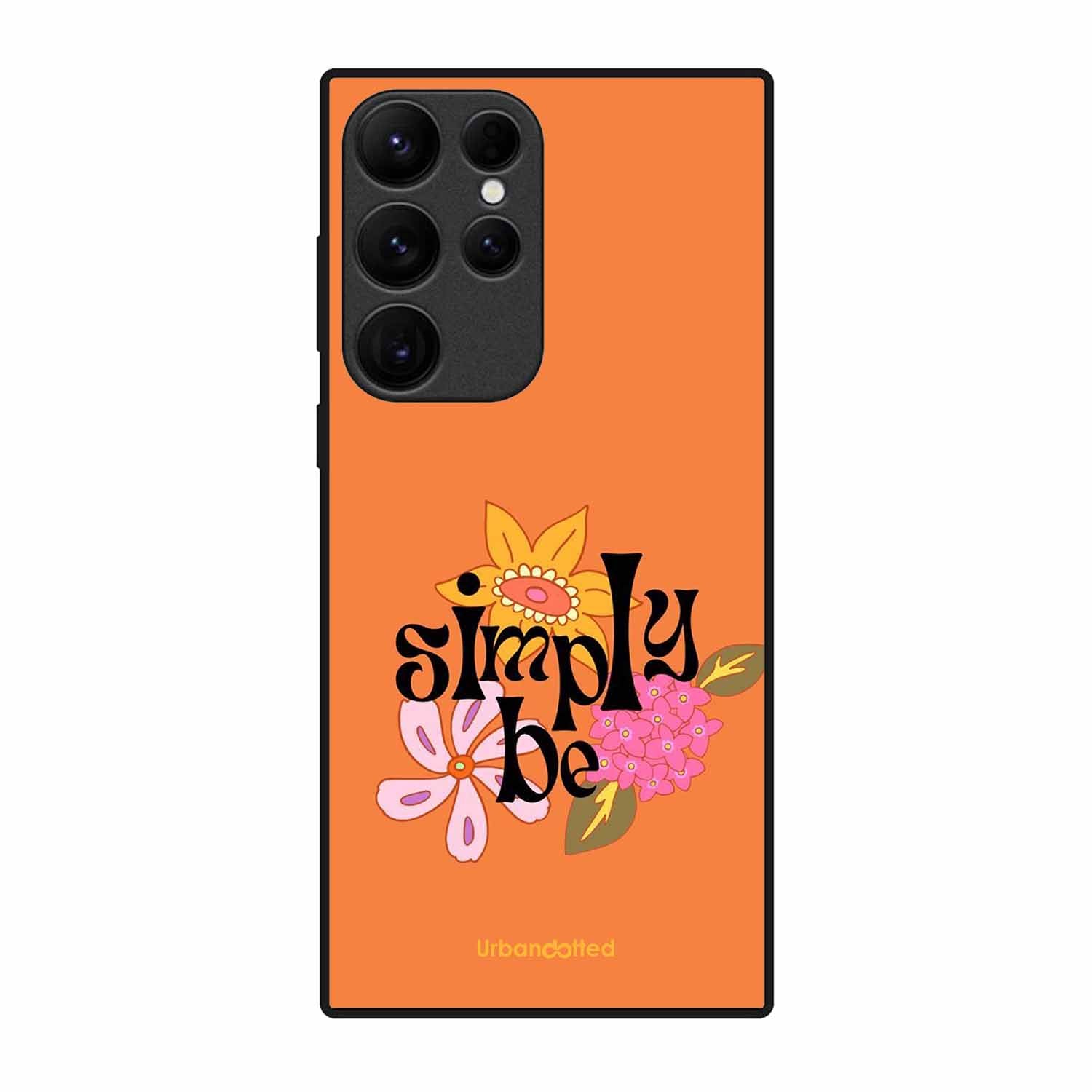 Simply Be Floral Glass Case For Samsung S25 Ultra