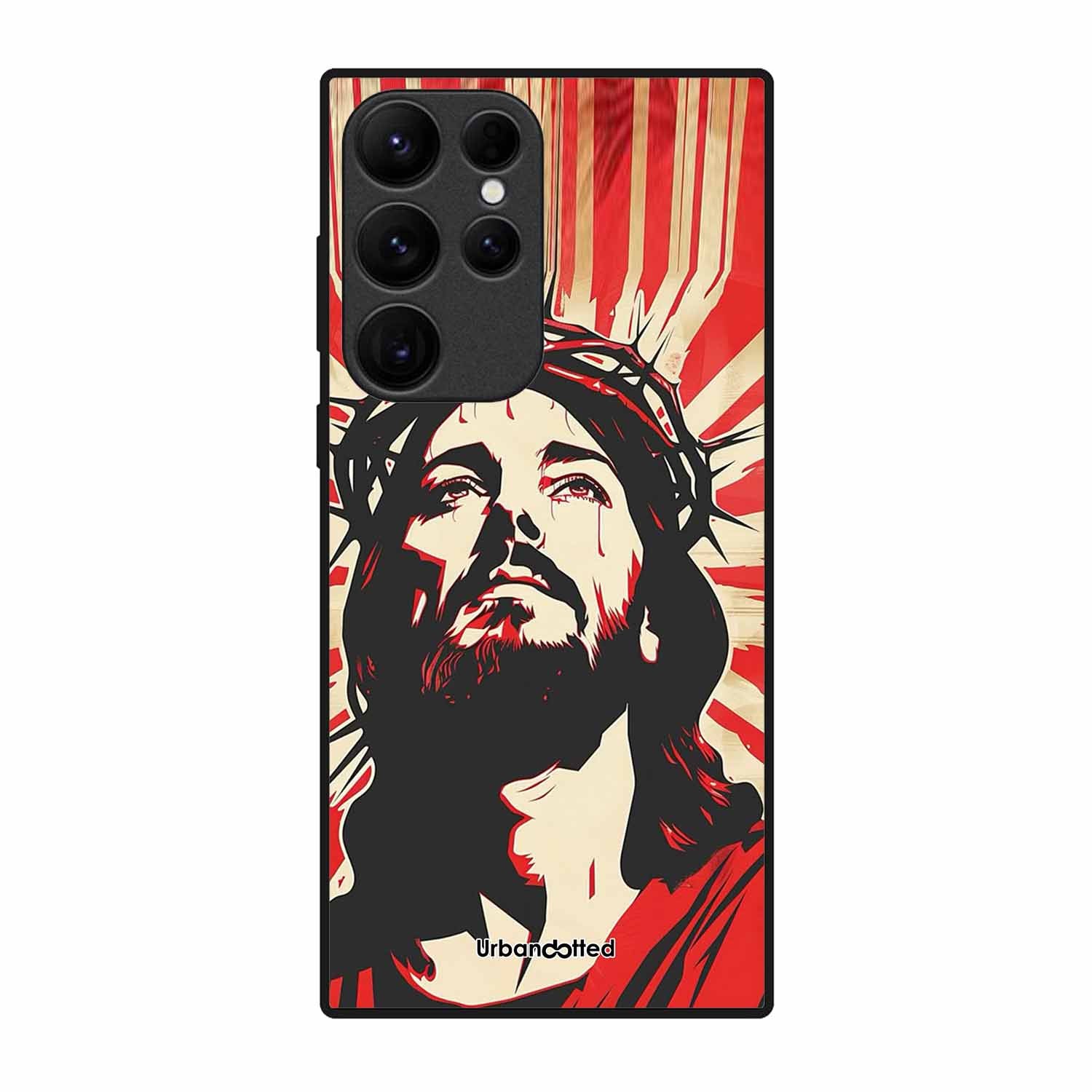 Spiritual Art Glass Case For Samsung S25 Ultra