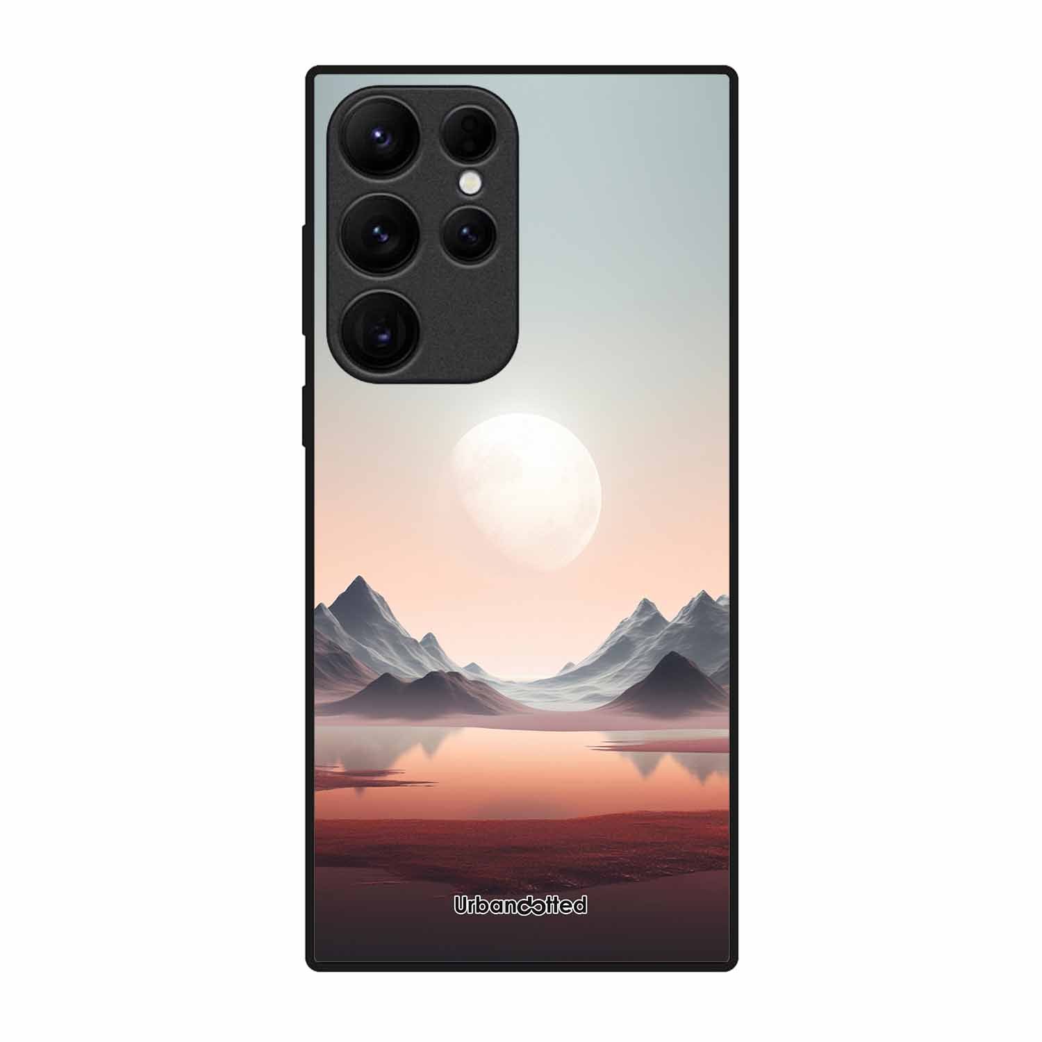 Tranquil Landscape Reflection Glass Case For Samsung S23 Ultra 5G