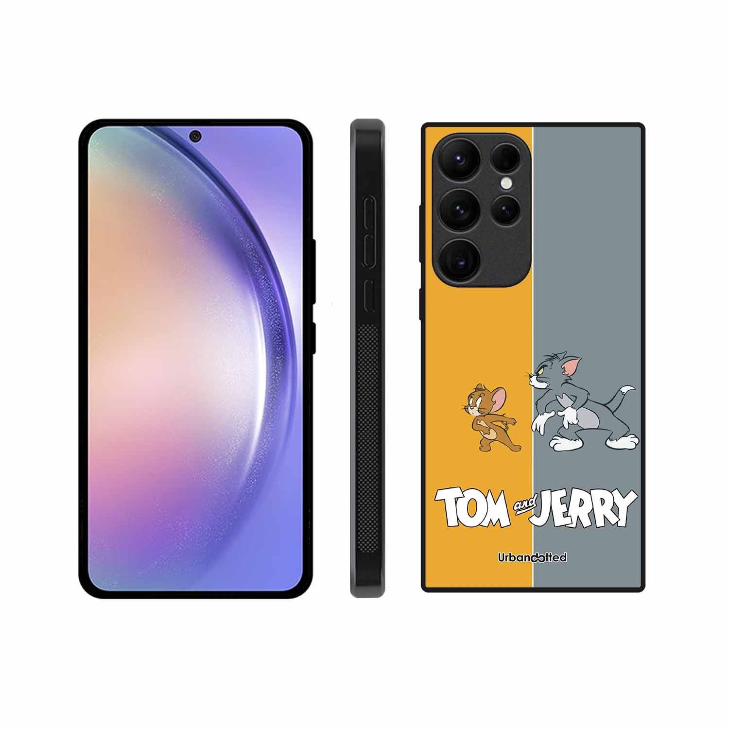 Tom and Jerry Chase Glass Case For Samsung S23 Ultra 5G
