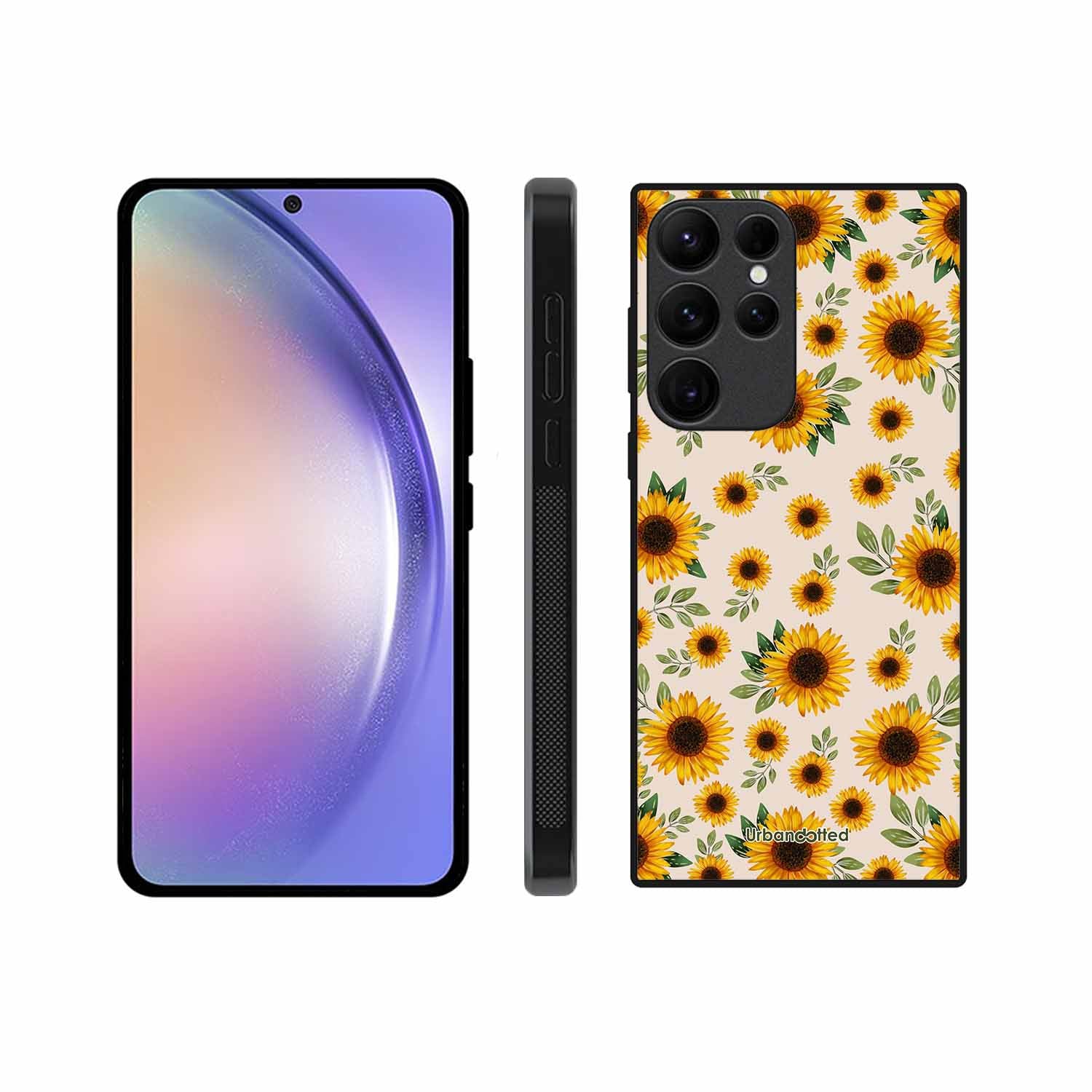 Summer Sunflowers Glass Case For Samsung S25 Ultra
