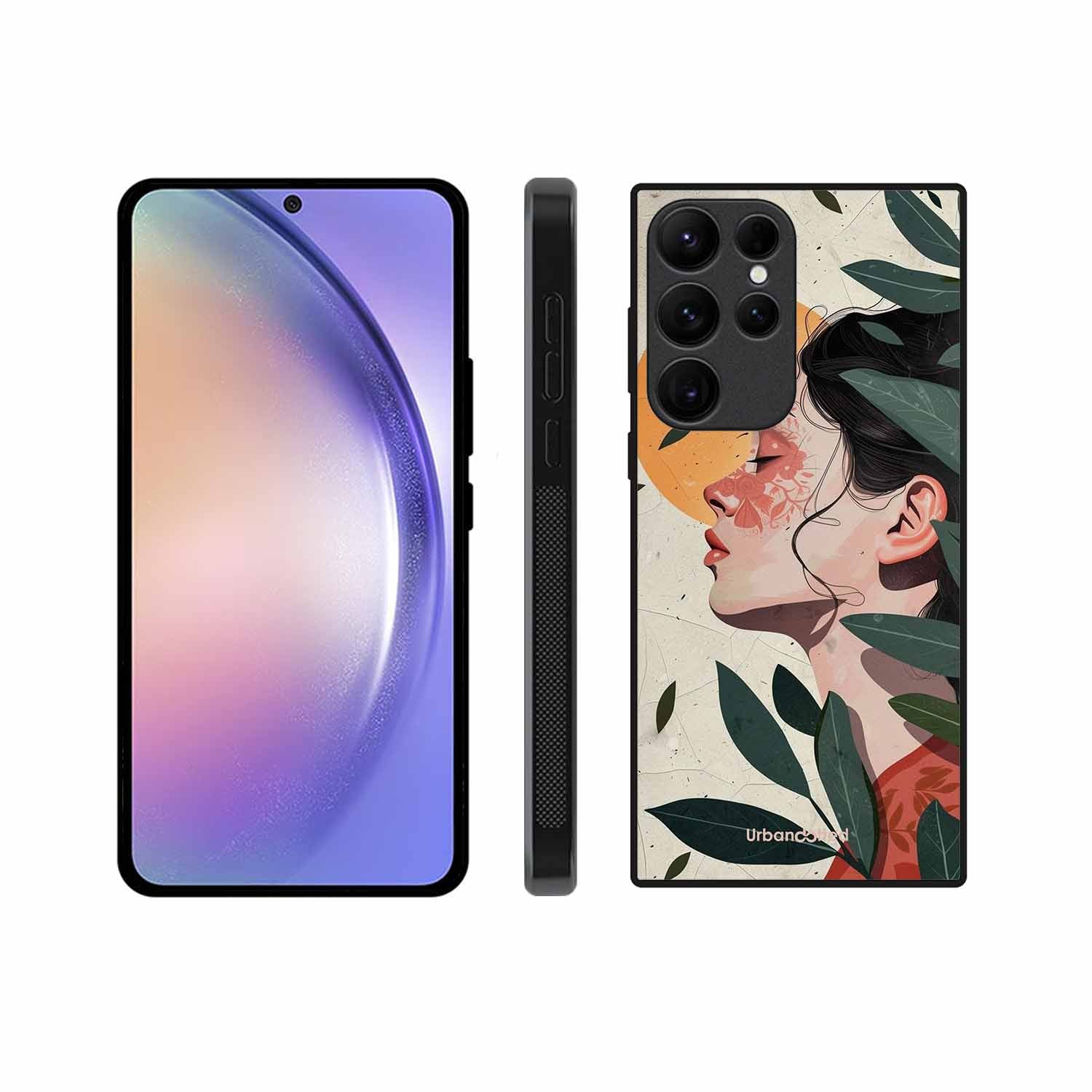 Nature's Embrace Glass Case For Samsung S23 Ultra 5G