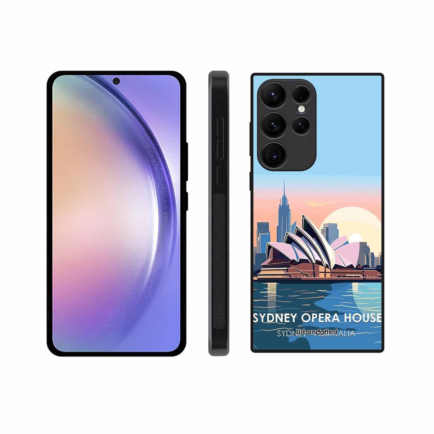 Sydney Opera House Sunrise Glass Case For Samsung S23 Ultra 5G