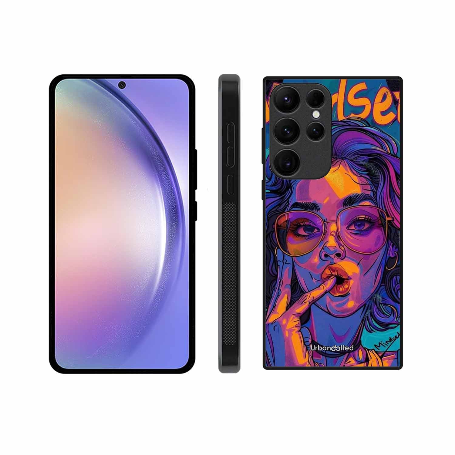 Vibrant Pop Art Girl Glass Case For Samsung S25 Ultra