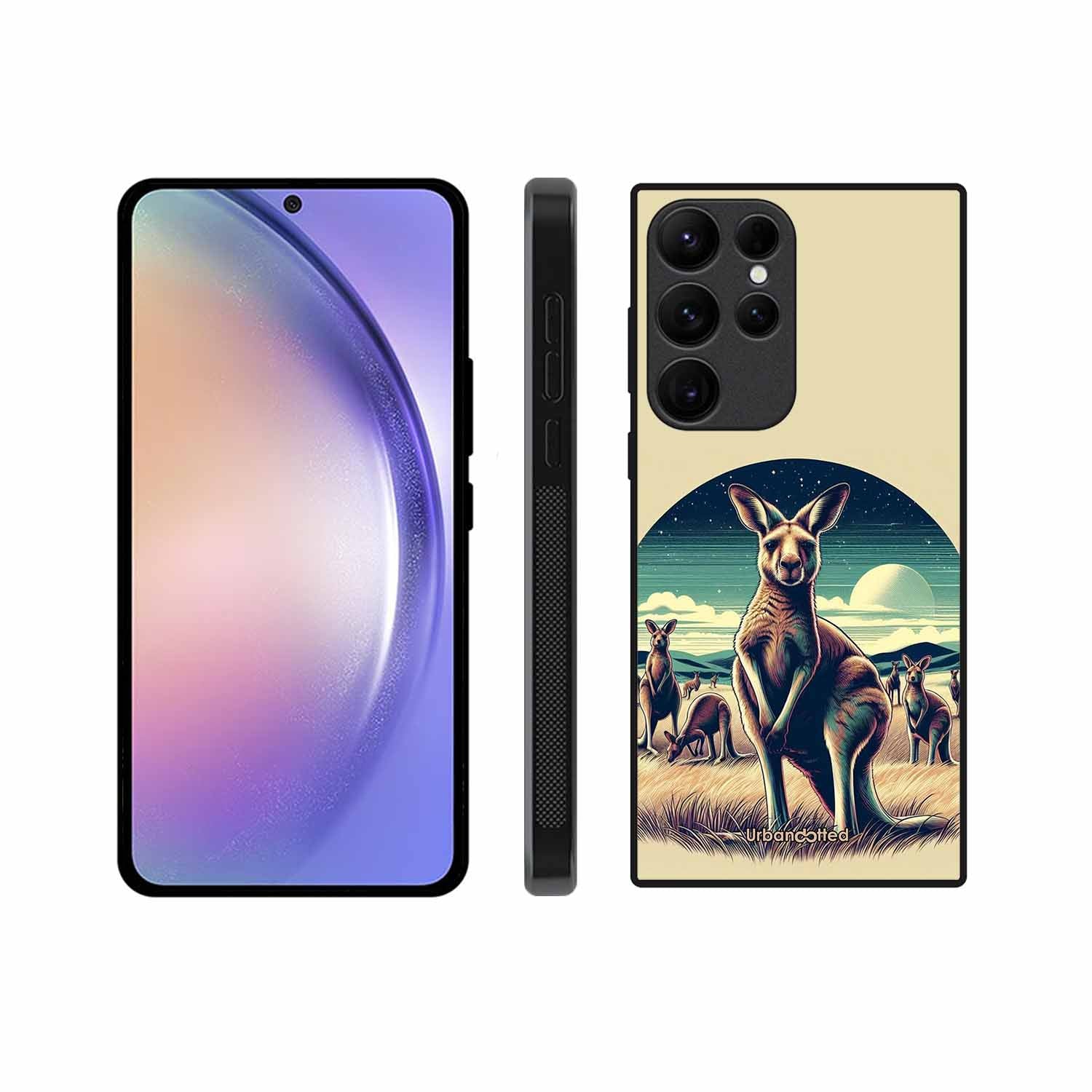 Kangaroo Mob Moonlight Glass Case For Samsung S25 Ultra