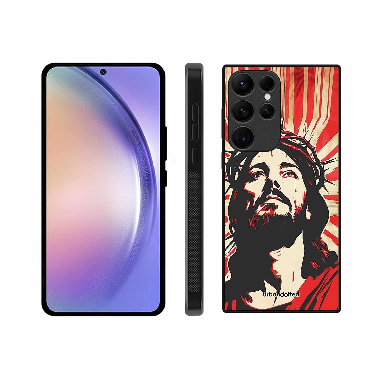 Spiritual Art Glass Case For Samsung S23 Ultra 5G
