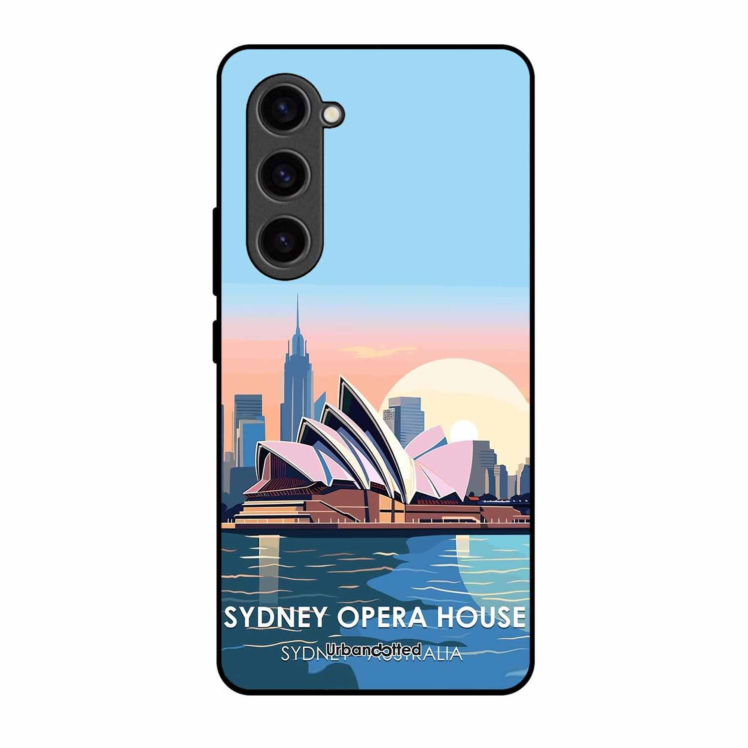Sydney Opera House Sunrise Glass Case For Samsung S23 Plus 5G