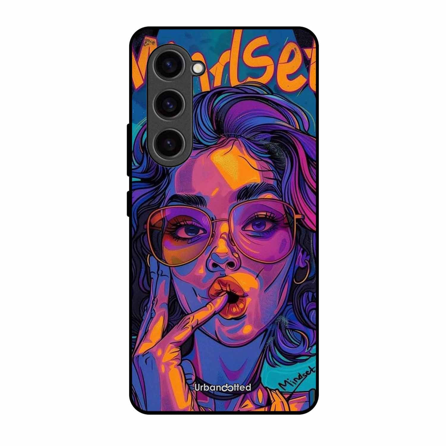 Vibrant Pop Art Girl Glass Case For Samsung S23 5G