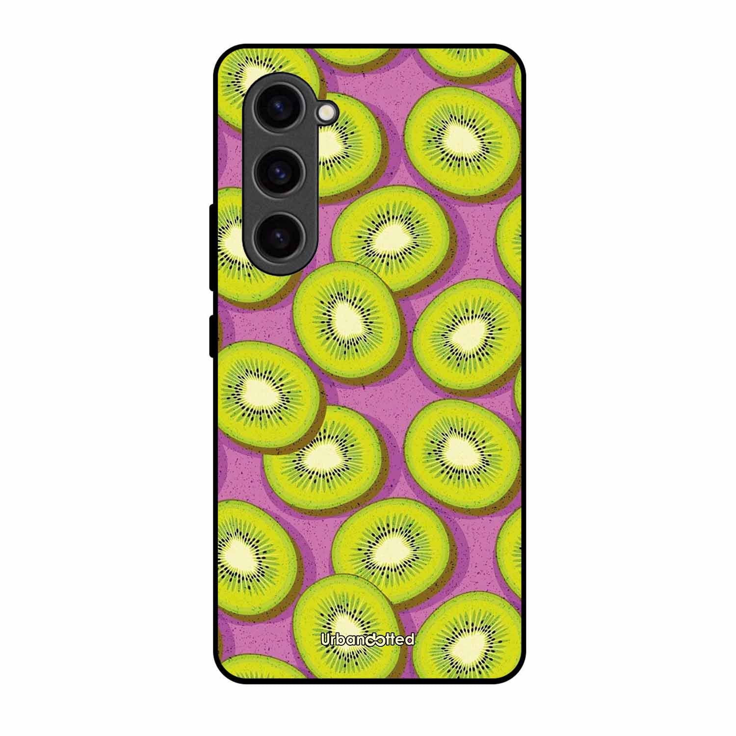 Refreshing Kiwi Glass Case For Samsung S23 5G