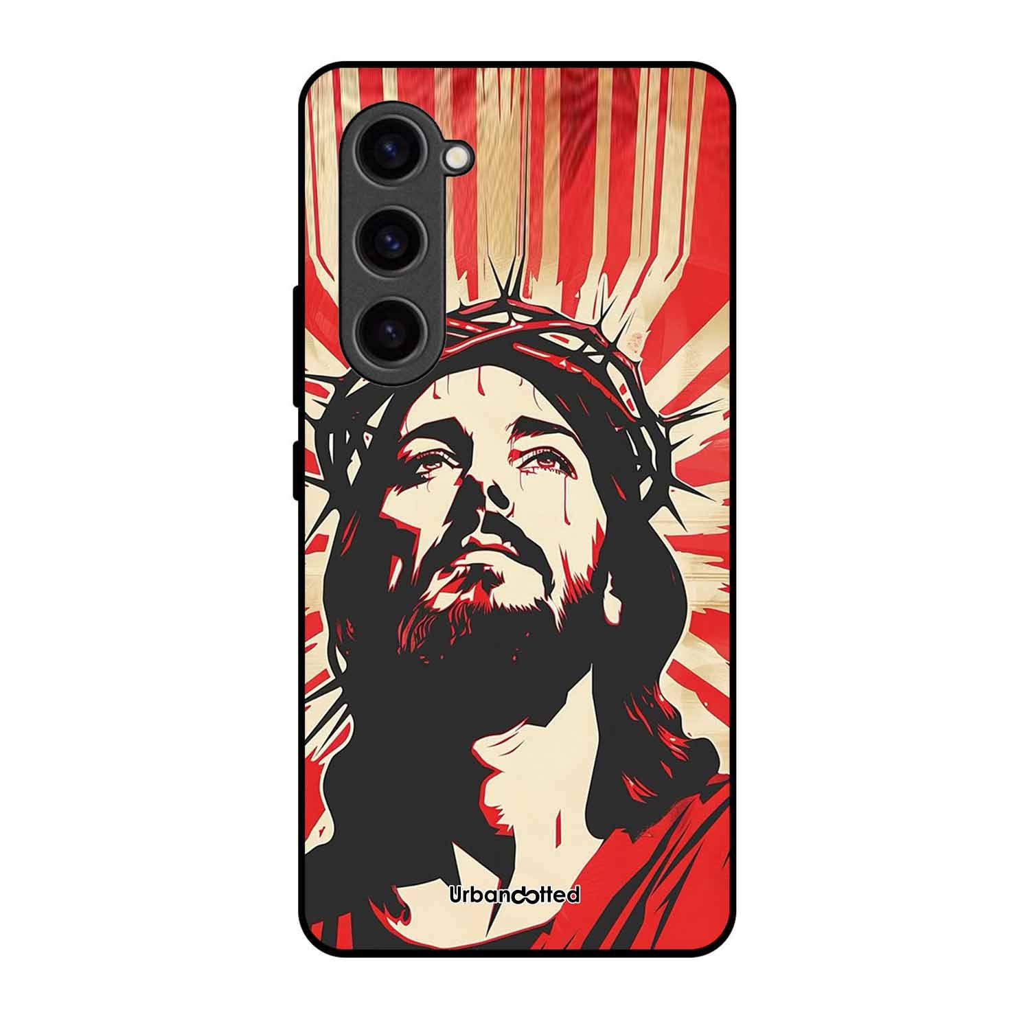 Spiritual Art Glass Case For Samsung S23 5G