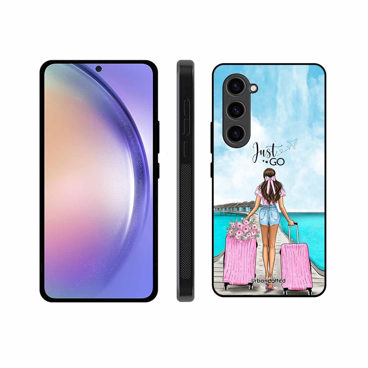 Just Go Travel Glass Case For Samsung S23 Plus 5G