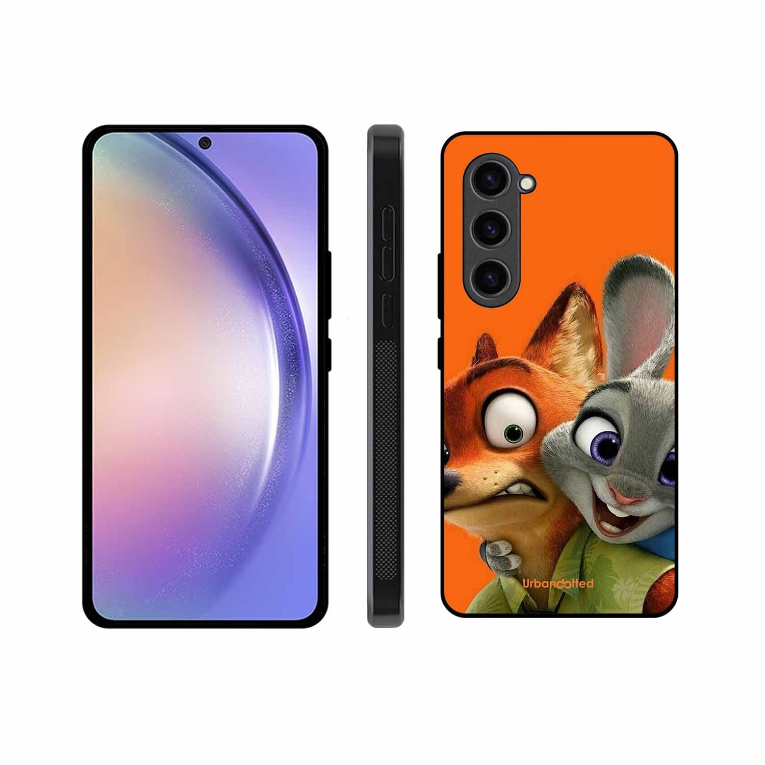Zootopia Friends Glass Case For Samsung S23 Plus 5G