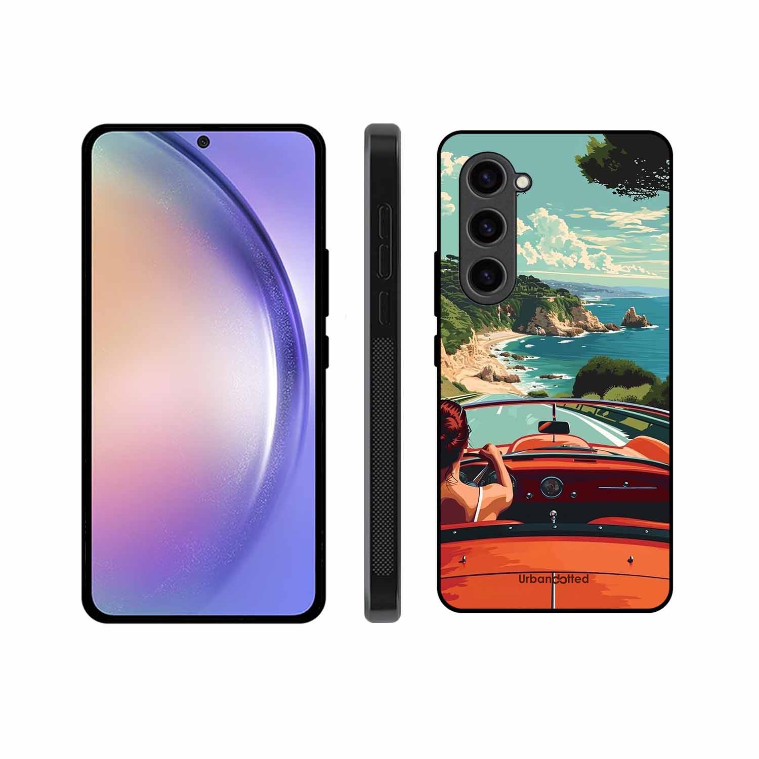 Ocean Breeze Road Trip Glass Case For Samsung S23 Plus 5G