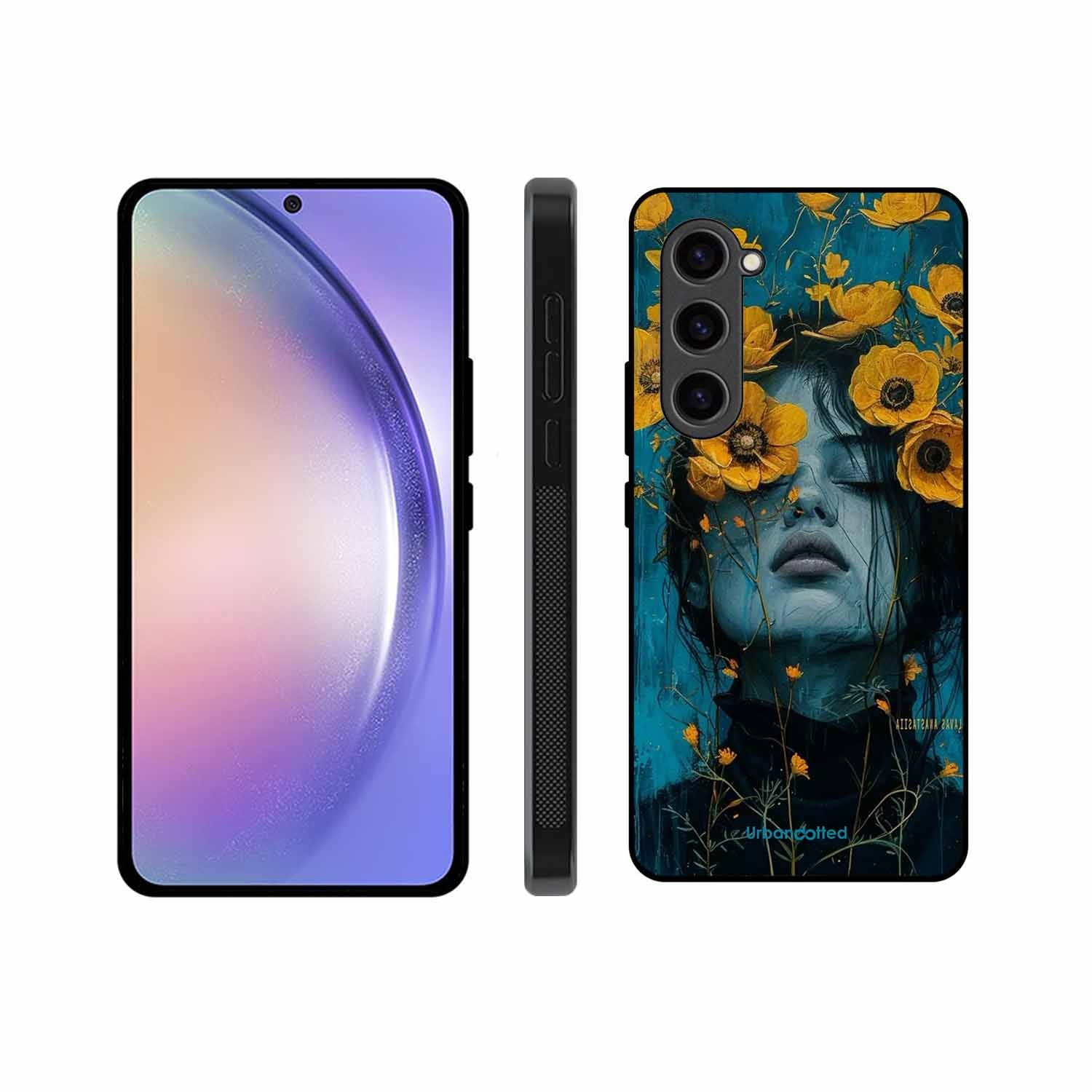 Wildflower Spirit Glass Case For Samsung S23 Plus 5G