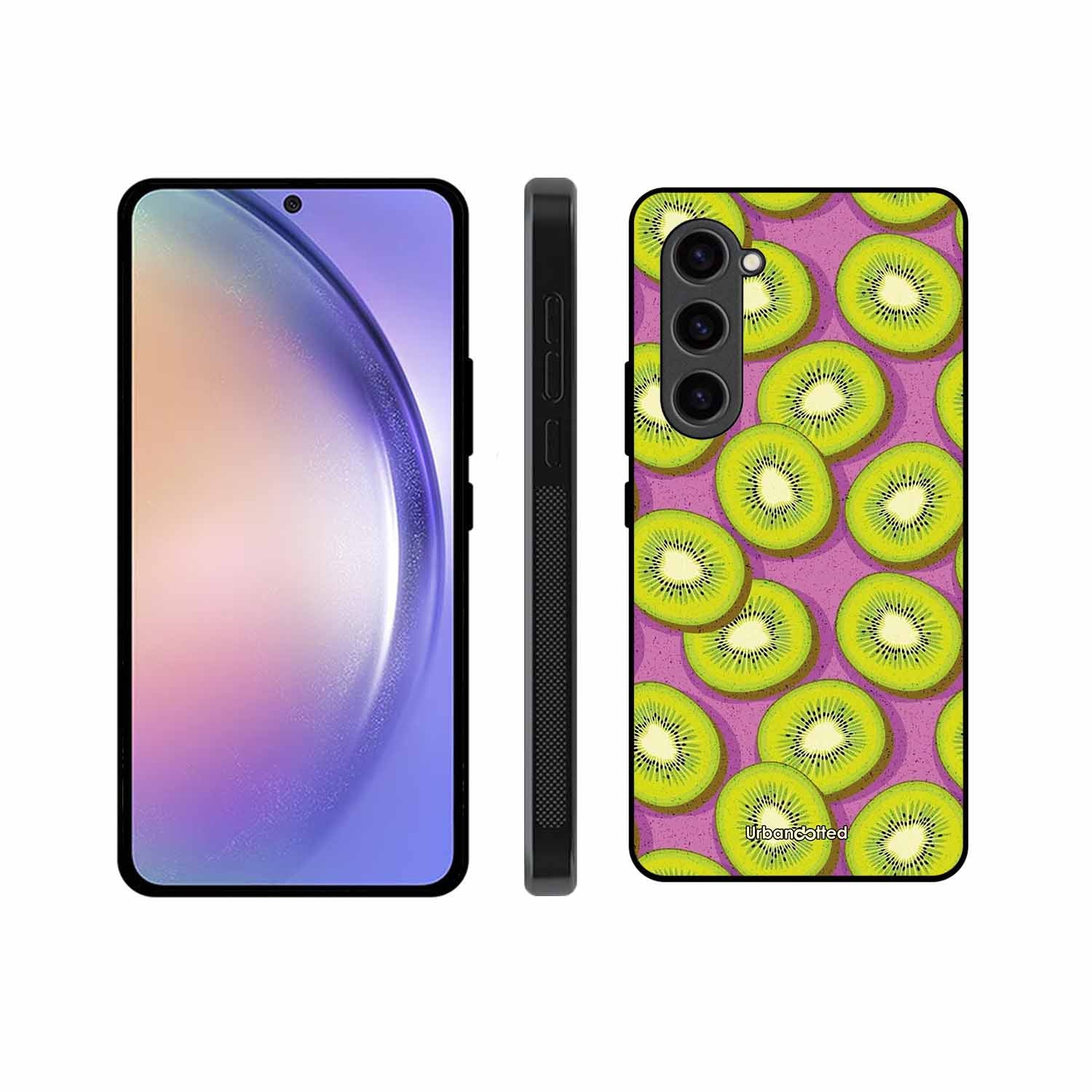 Refreshing Kiwi Glass Case For Samsung S23 5G