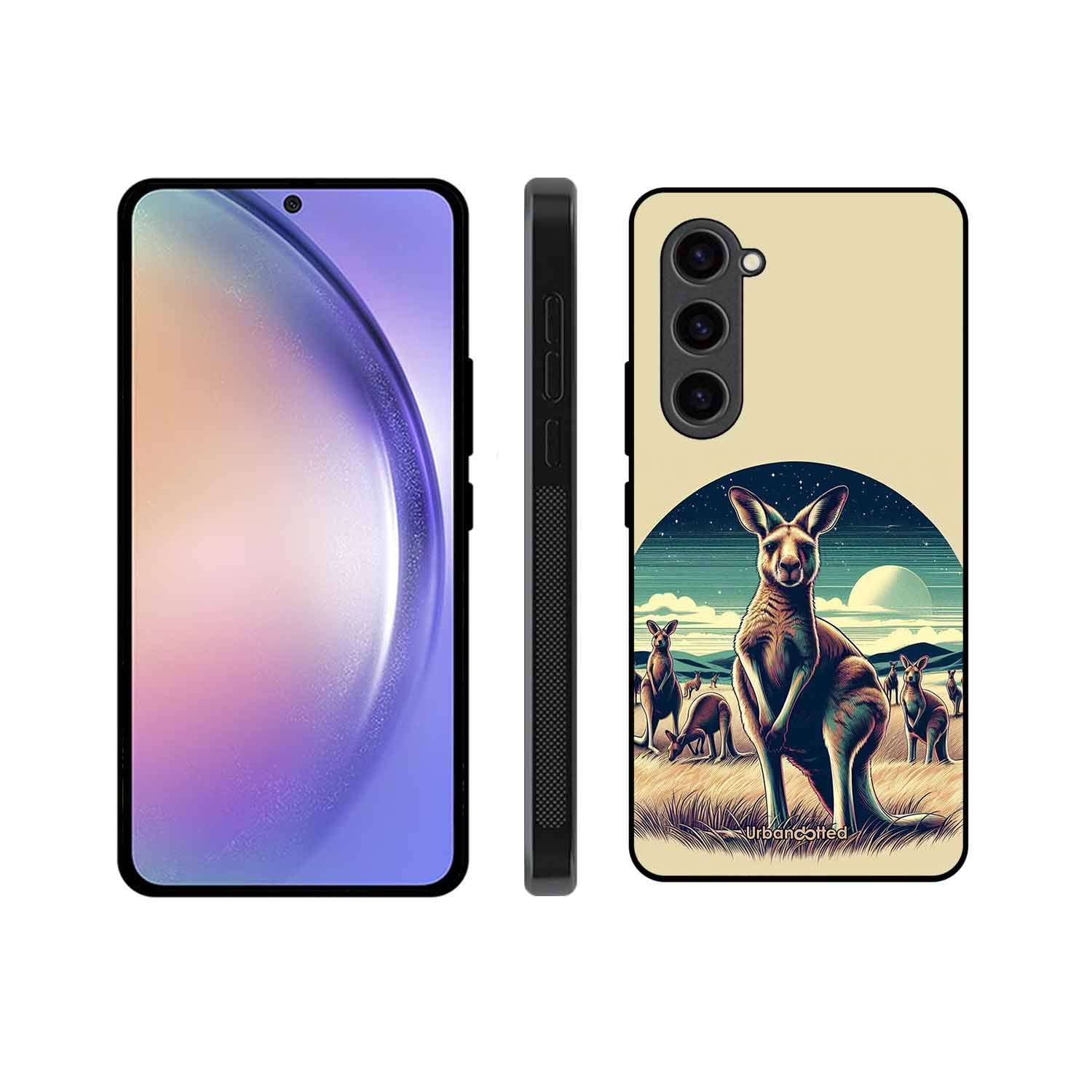 Kangaroo Mob Moonlight Glass Case For Samsung S23 5G