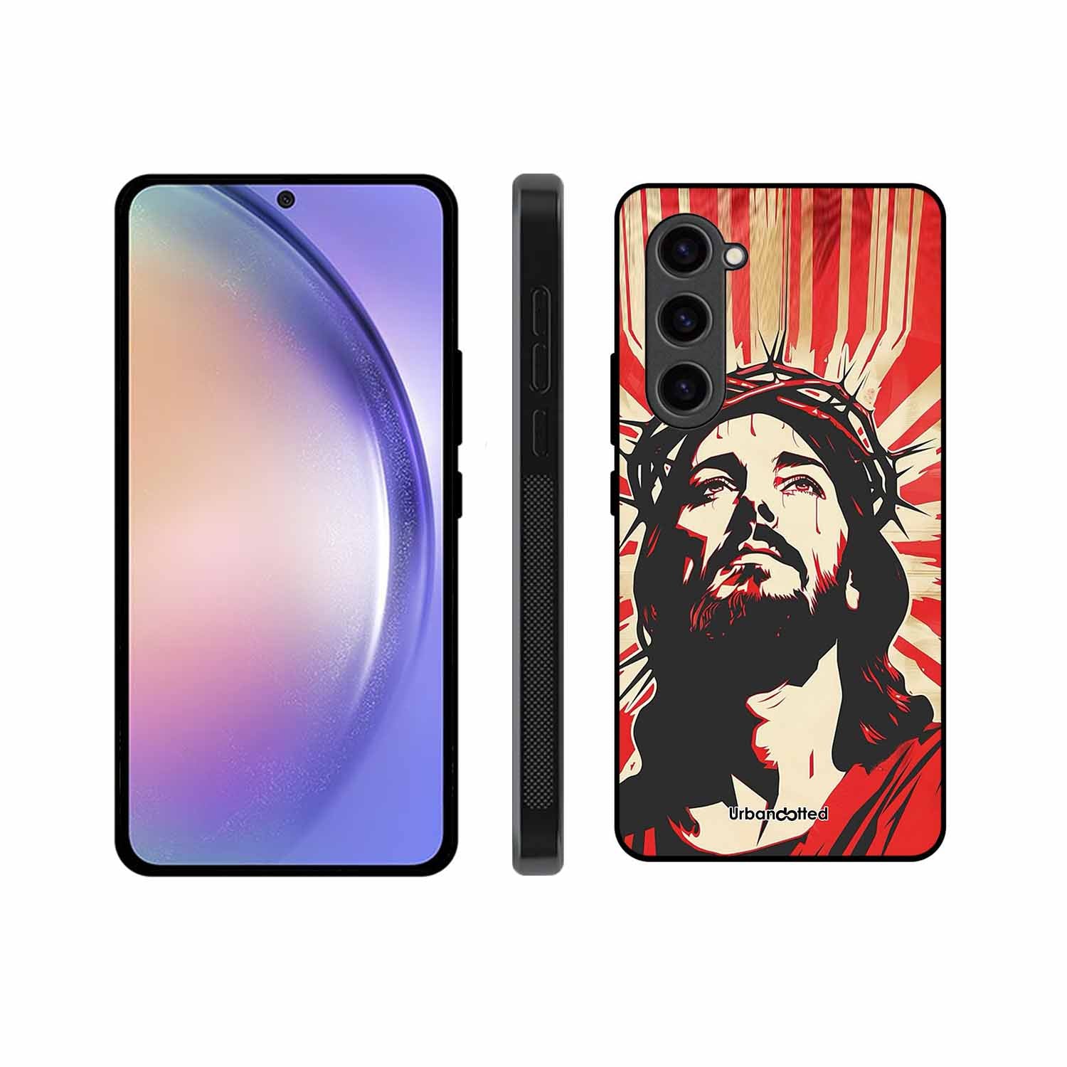 Spiritual Art Glass Case For Samsung S23 5G