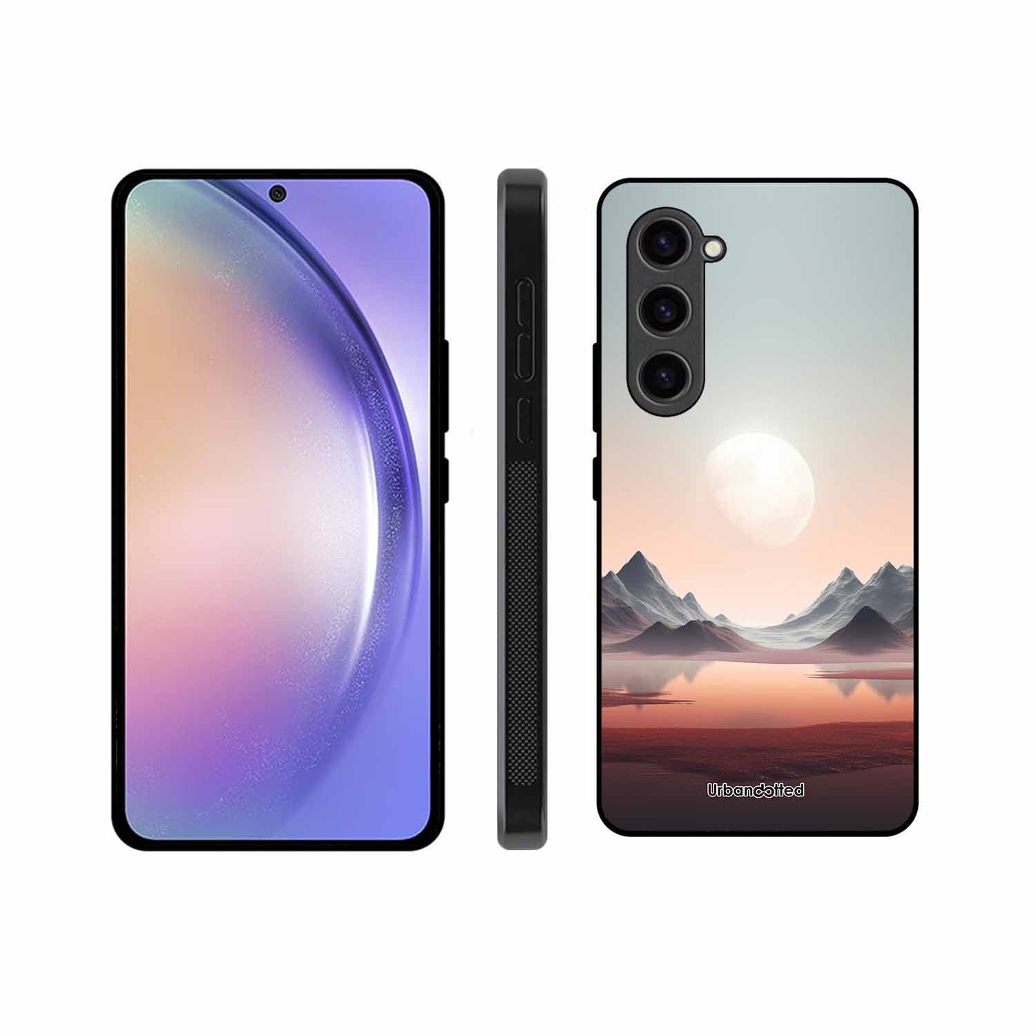 Tranquil Landscape Reflection Glass Case For Samsung S23 5G