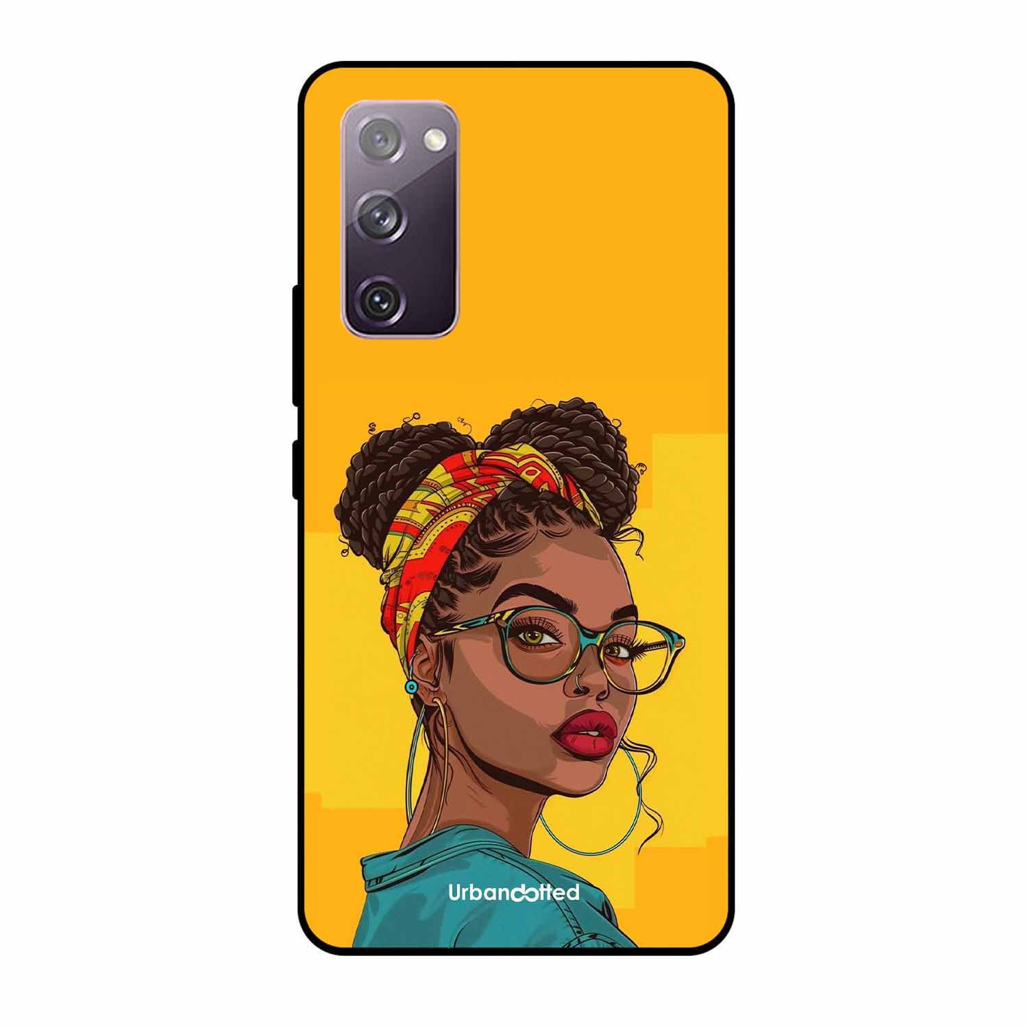 Headscarf Beauty Glass Case For Samsung S20 FE