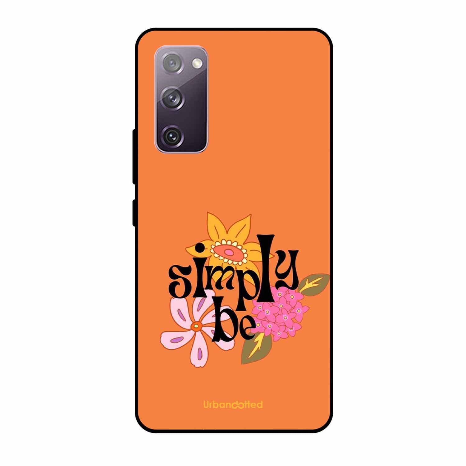 Simply Be Floral Glass Case For Samsung S20 FE