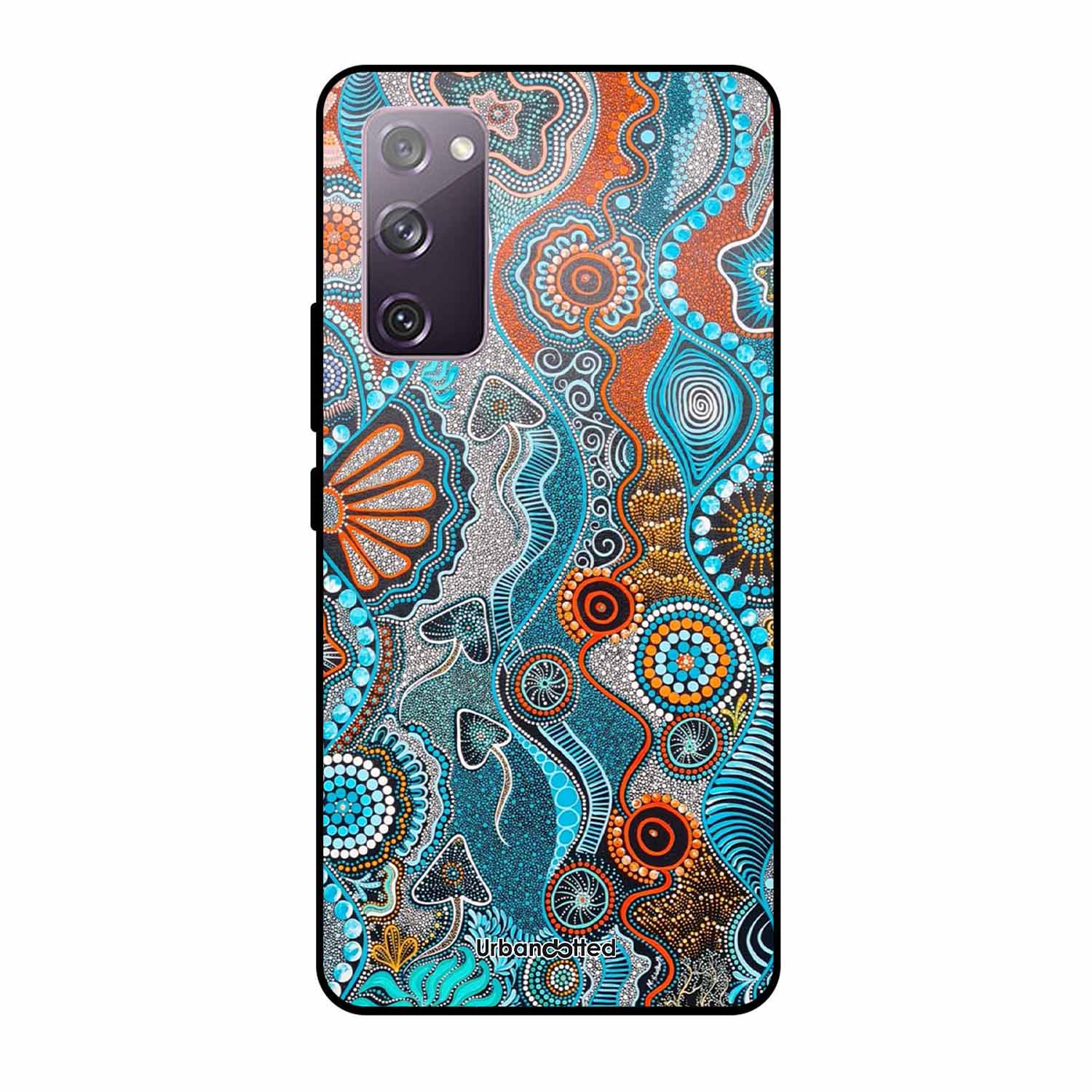Aboriginal Art Story Glass Case For Samsung S20 FE