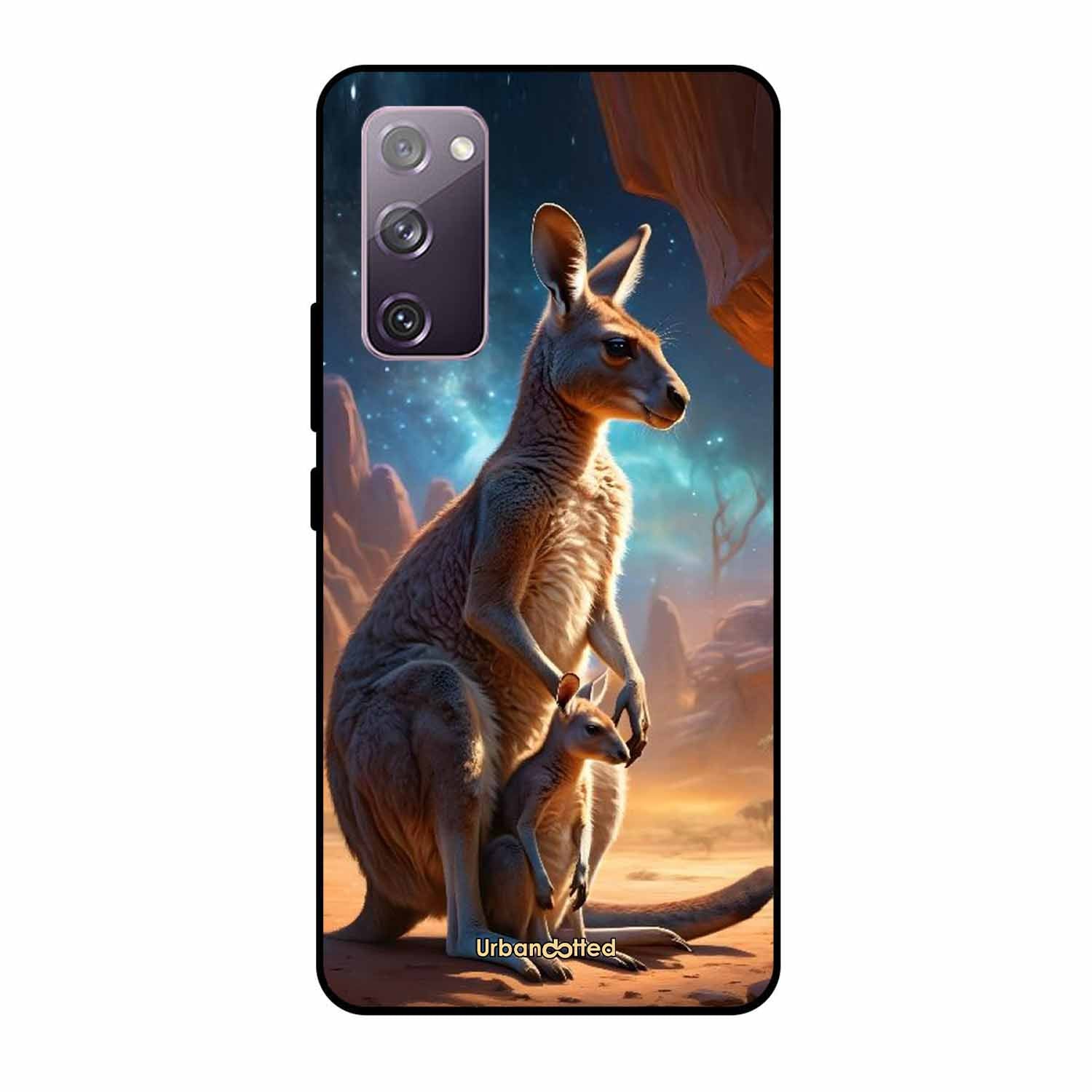 Kangaroo Mother Love Glass Case For Samsung S20 FE