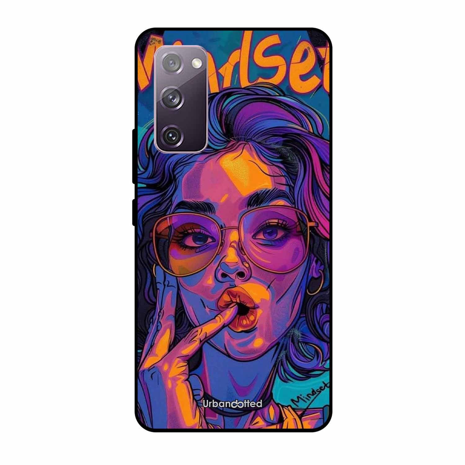 Vibrant Pop Art Girl Glass Case For Samsung S20 FE