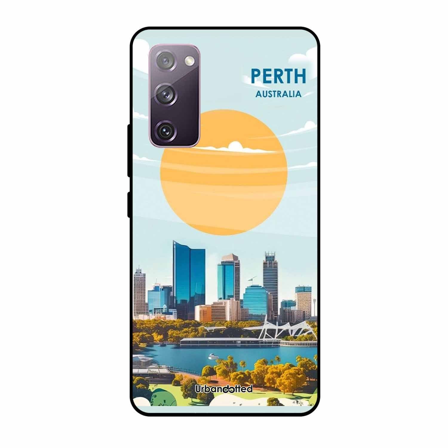 Western Australia Cityscape Glass Case For Samsung S20 FE