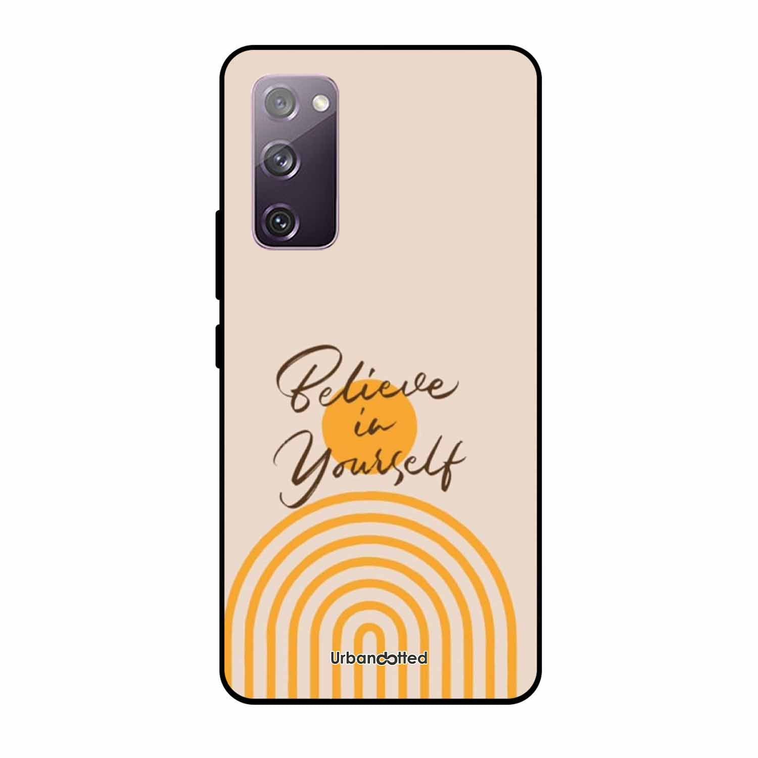 Believe In Yourself Rainbow Glass Case For Samsung S20 FE