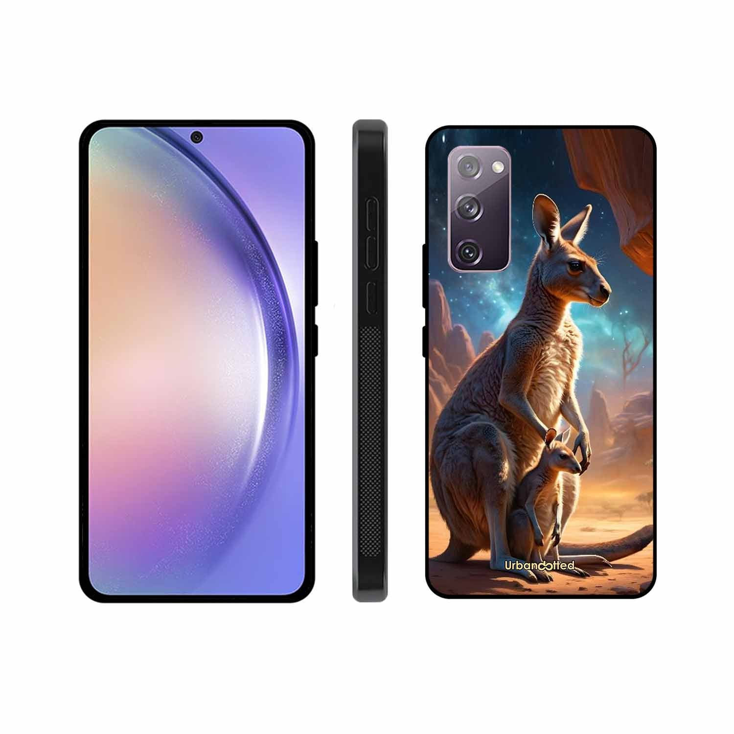 Kangaroo Mother Love Glass Case For Samsung S20 FE