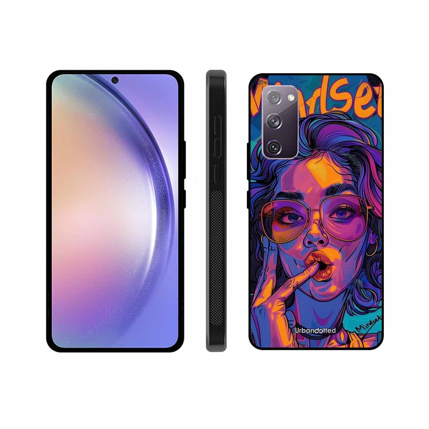 Vibrant Pop Art Girl Glass Case For Samsung S20 FE