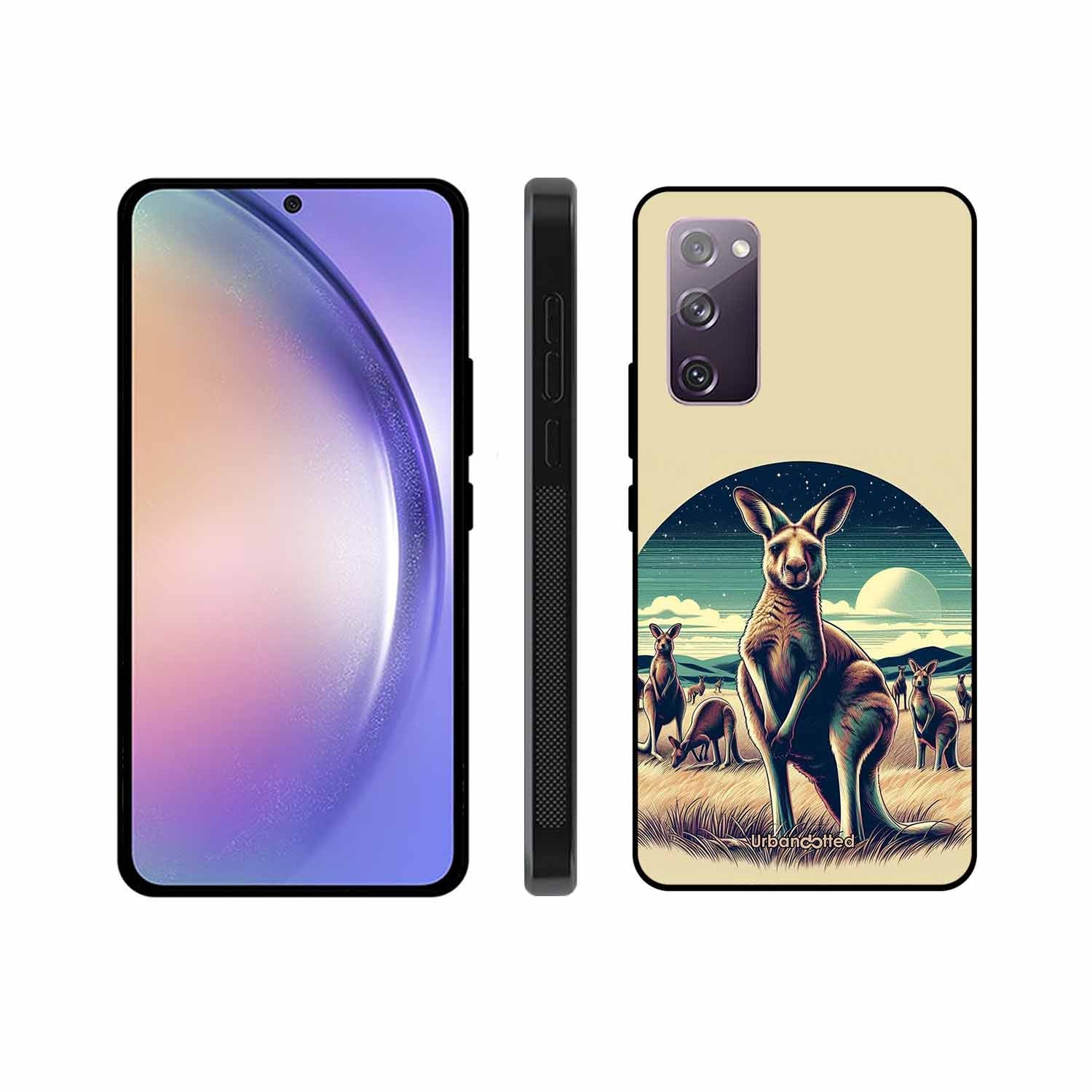 Kangaroo Mob Moonlight Glass Case For Samsung S20 FE